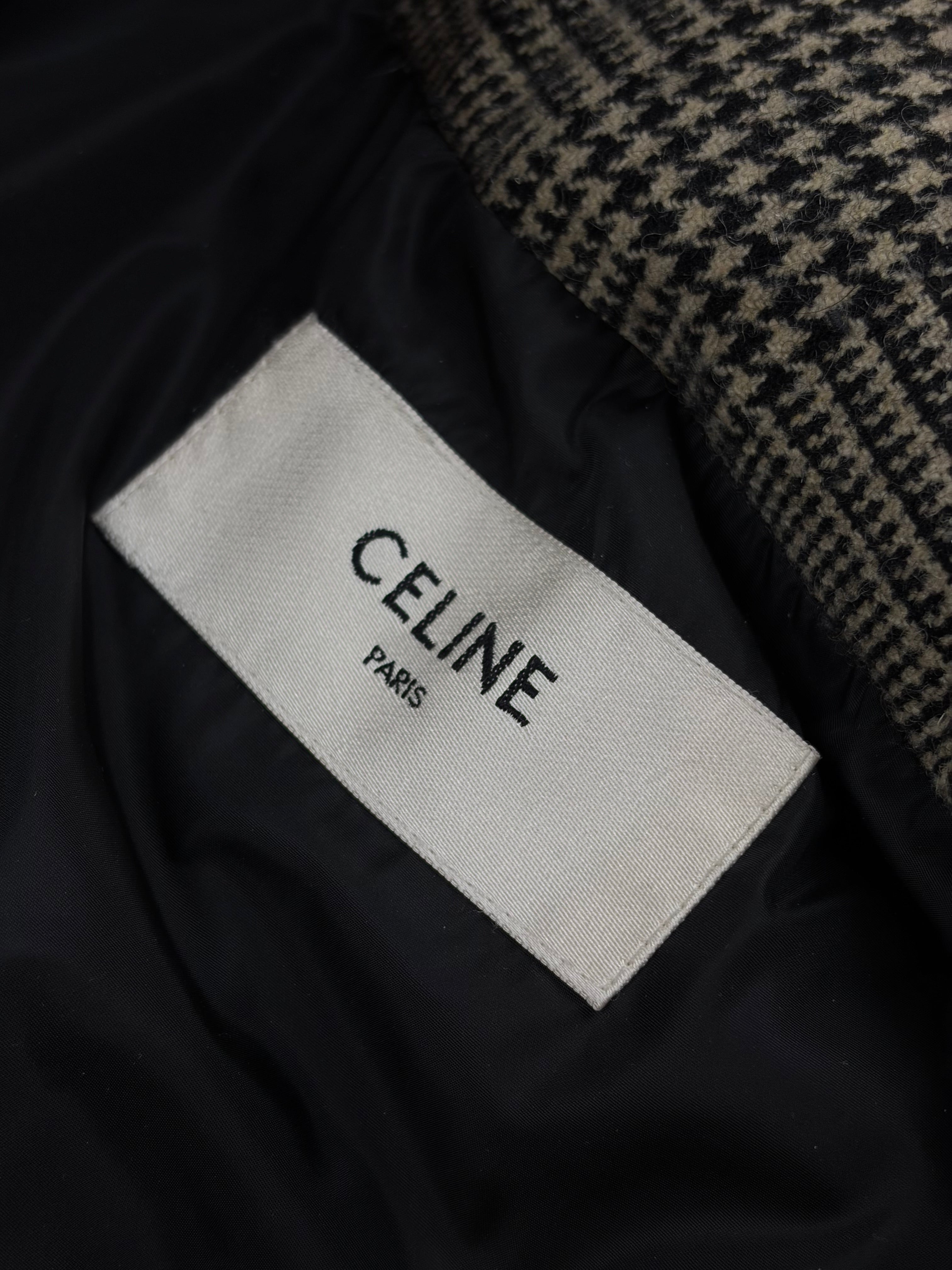 Celine FW19 Prince of Wales Puffer