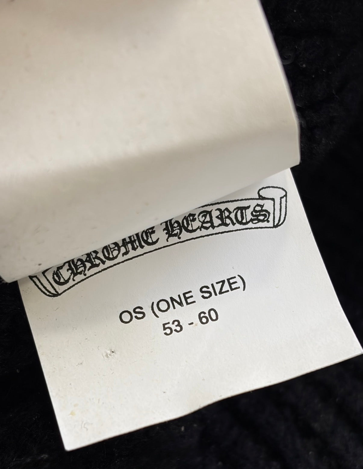 Chrome hearts triple cross patch beanie