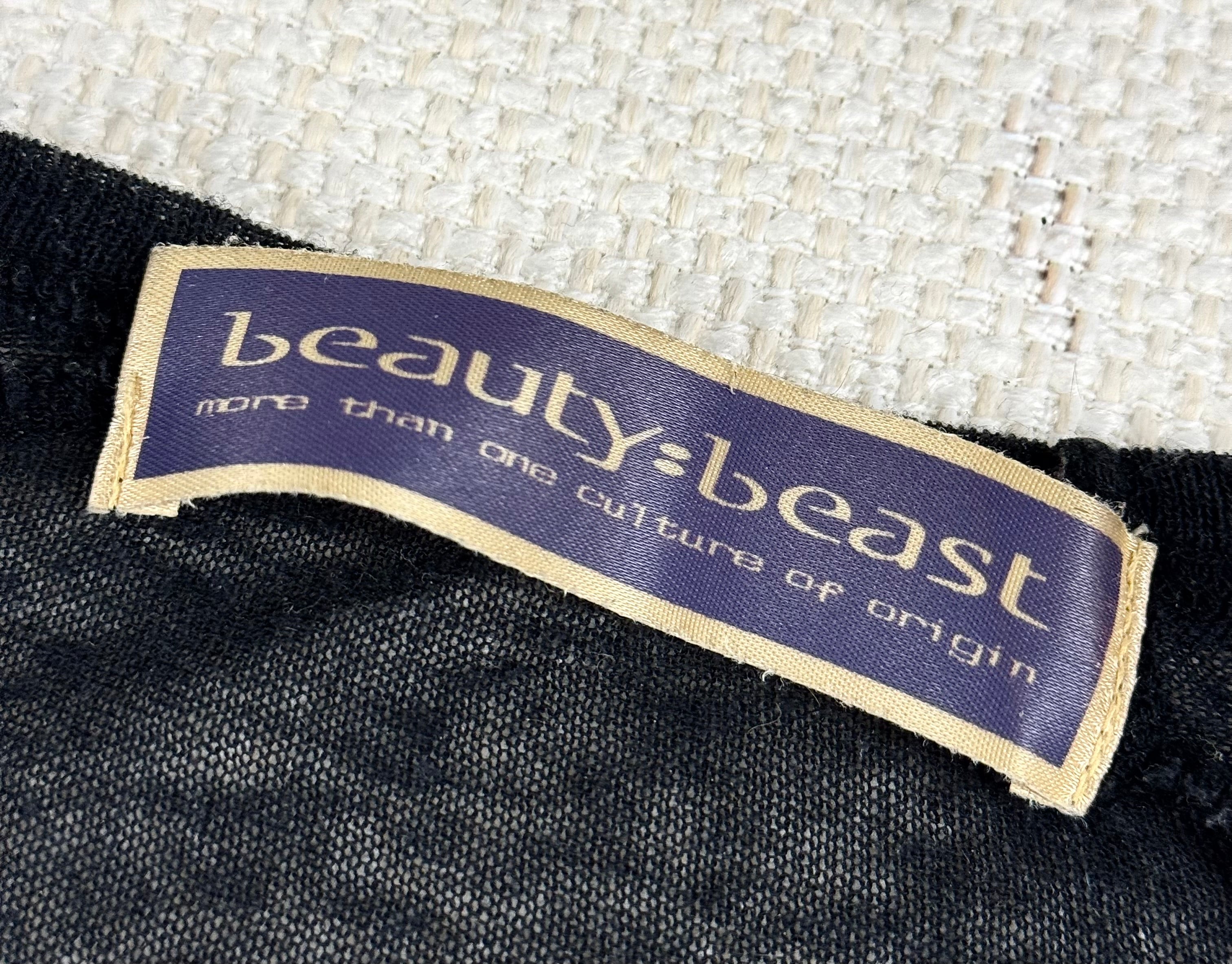 Beauty:beast rubber mesh tshirt