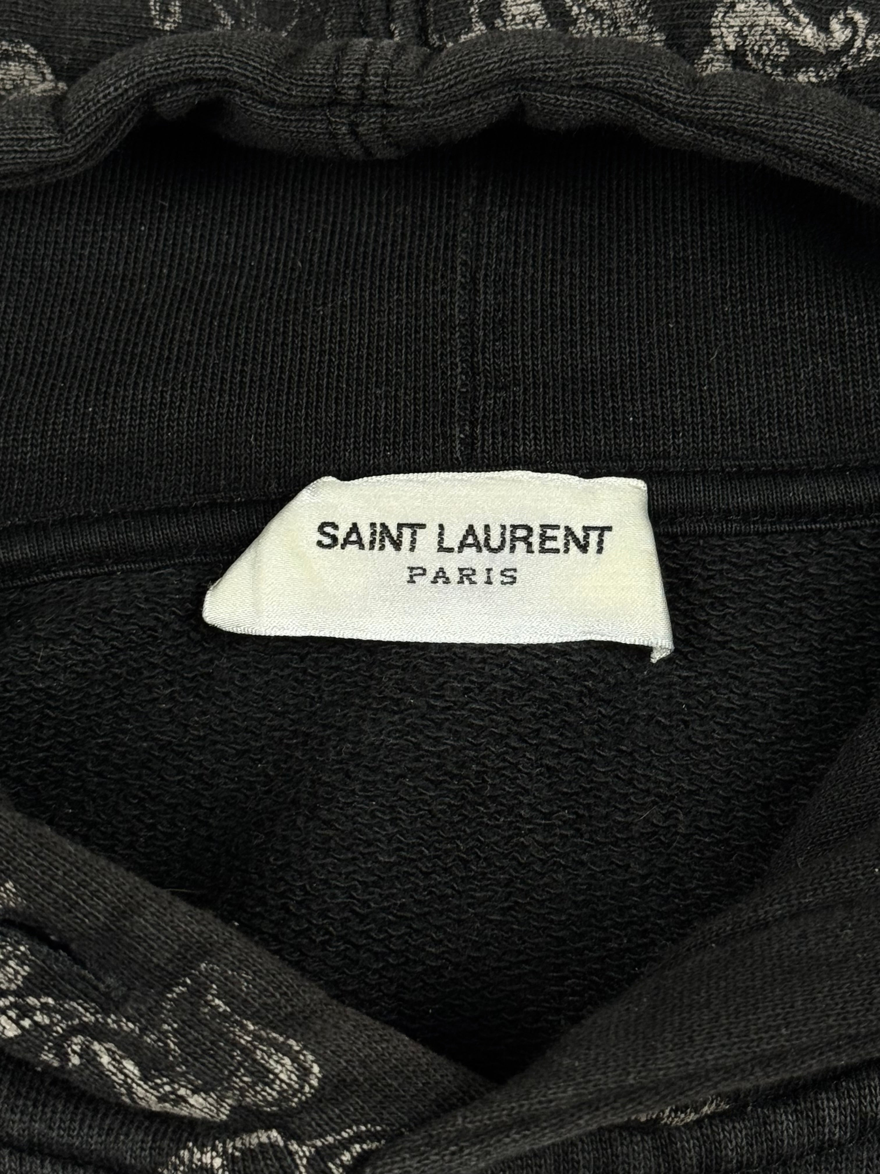 Saint Laurent 2018 Paisley hoodie