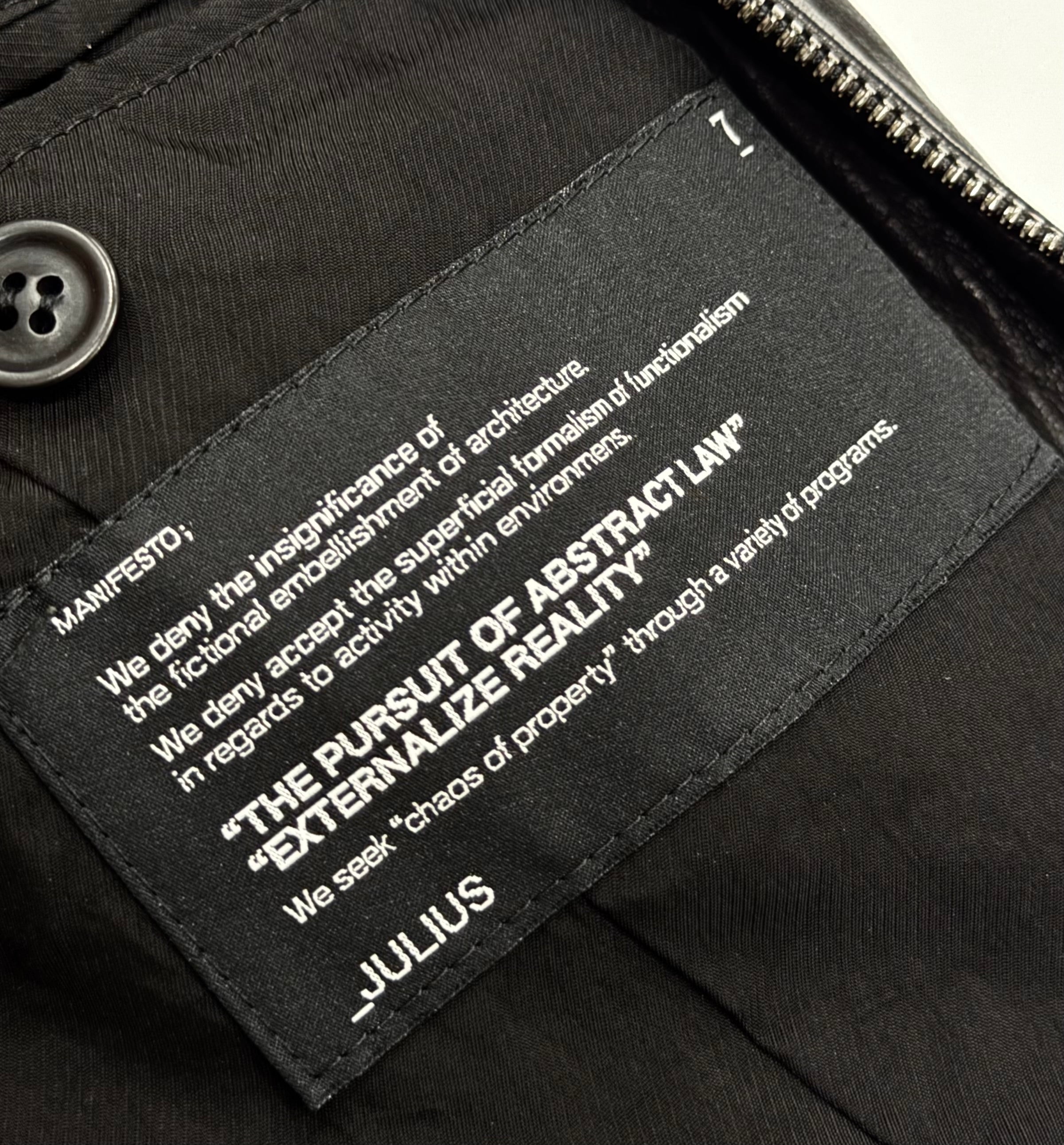 Julius AW10 Goth_ik Rider Jacket