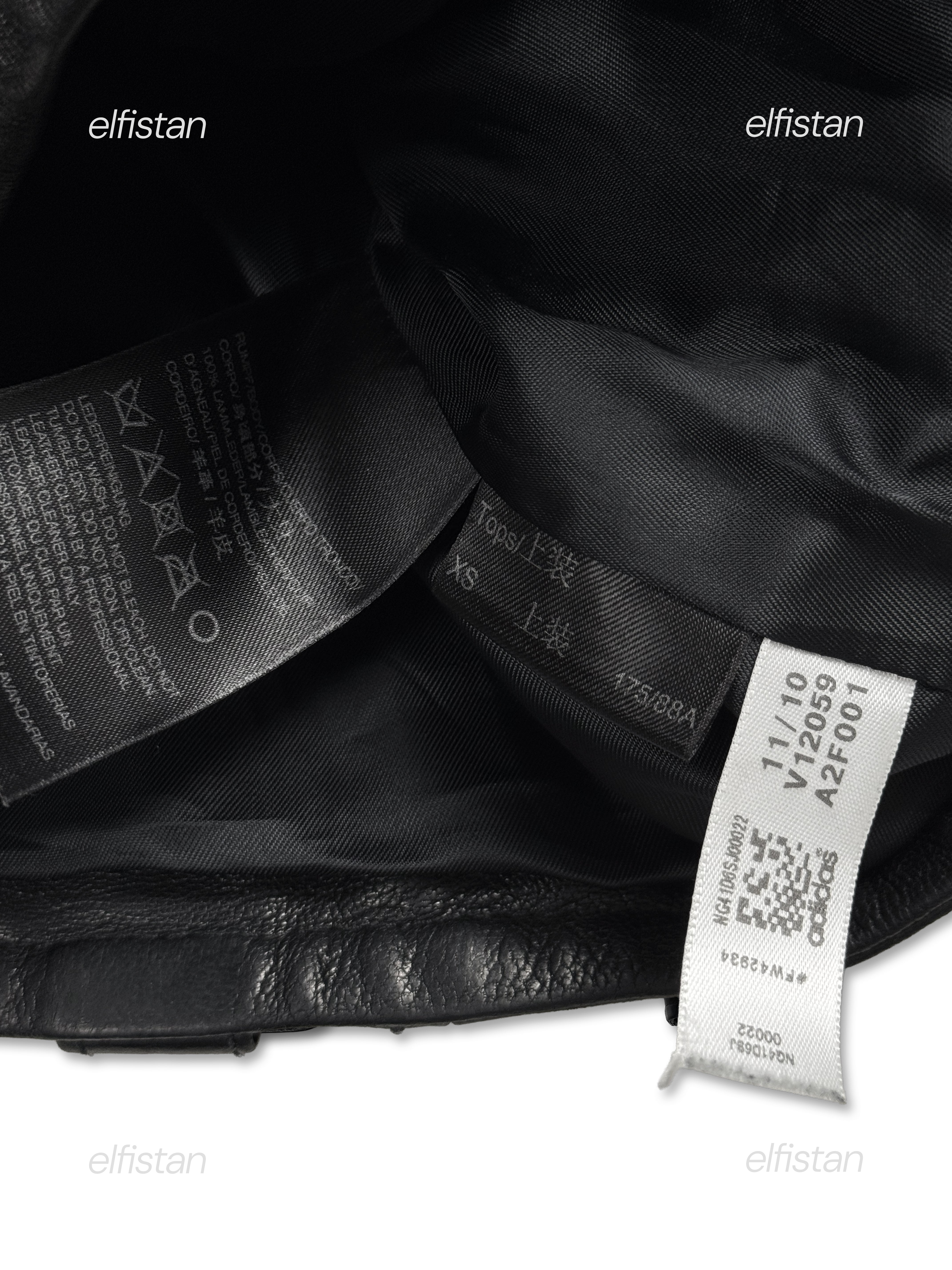 Yohji Yamamoto Y3 Leather Jacket