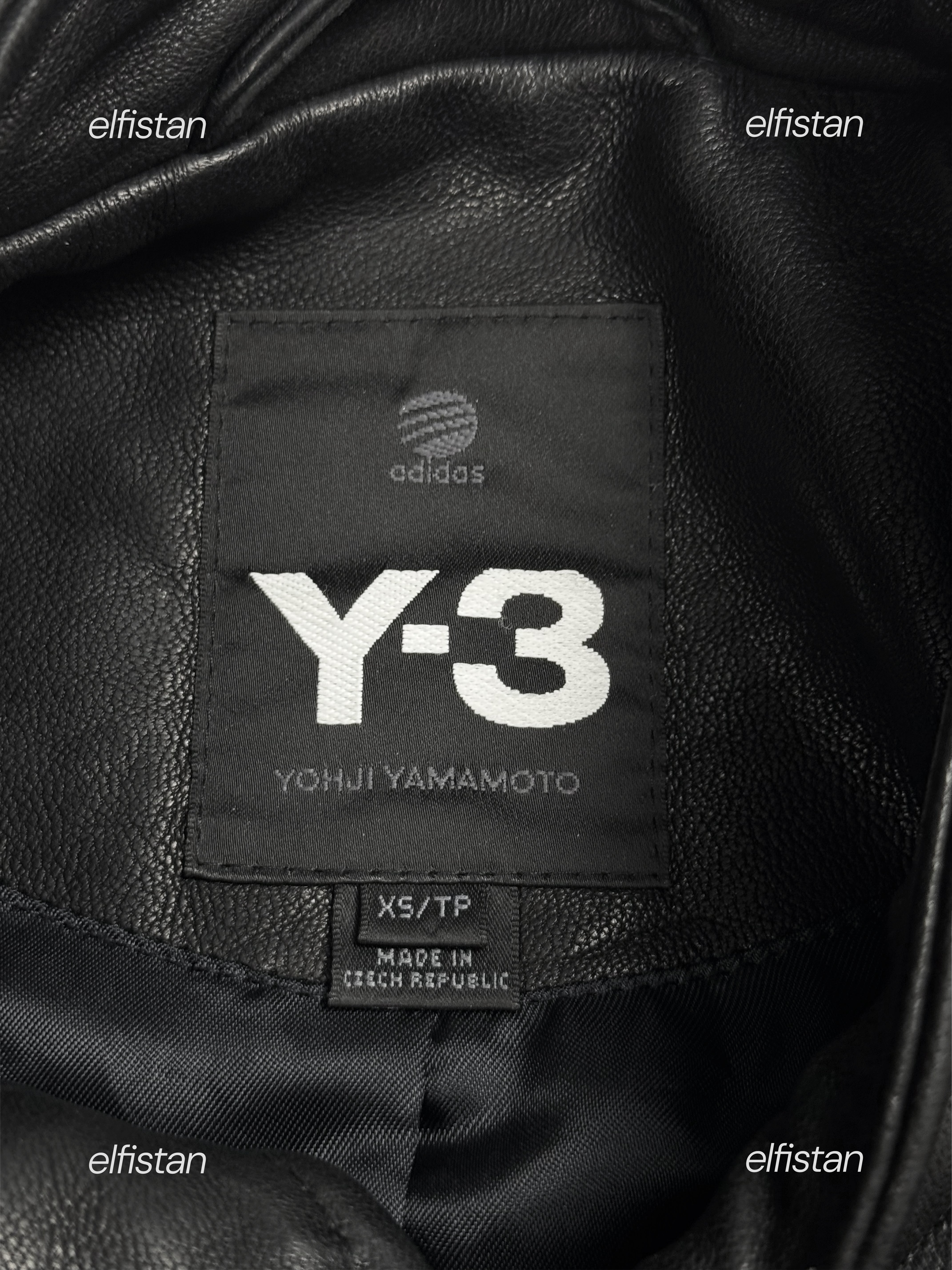 Yohji Yamamoto Y3 Leather Jacket