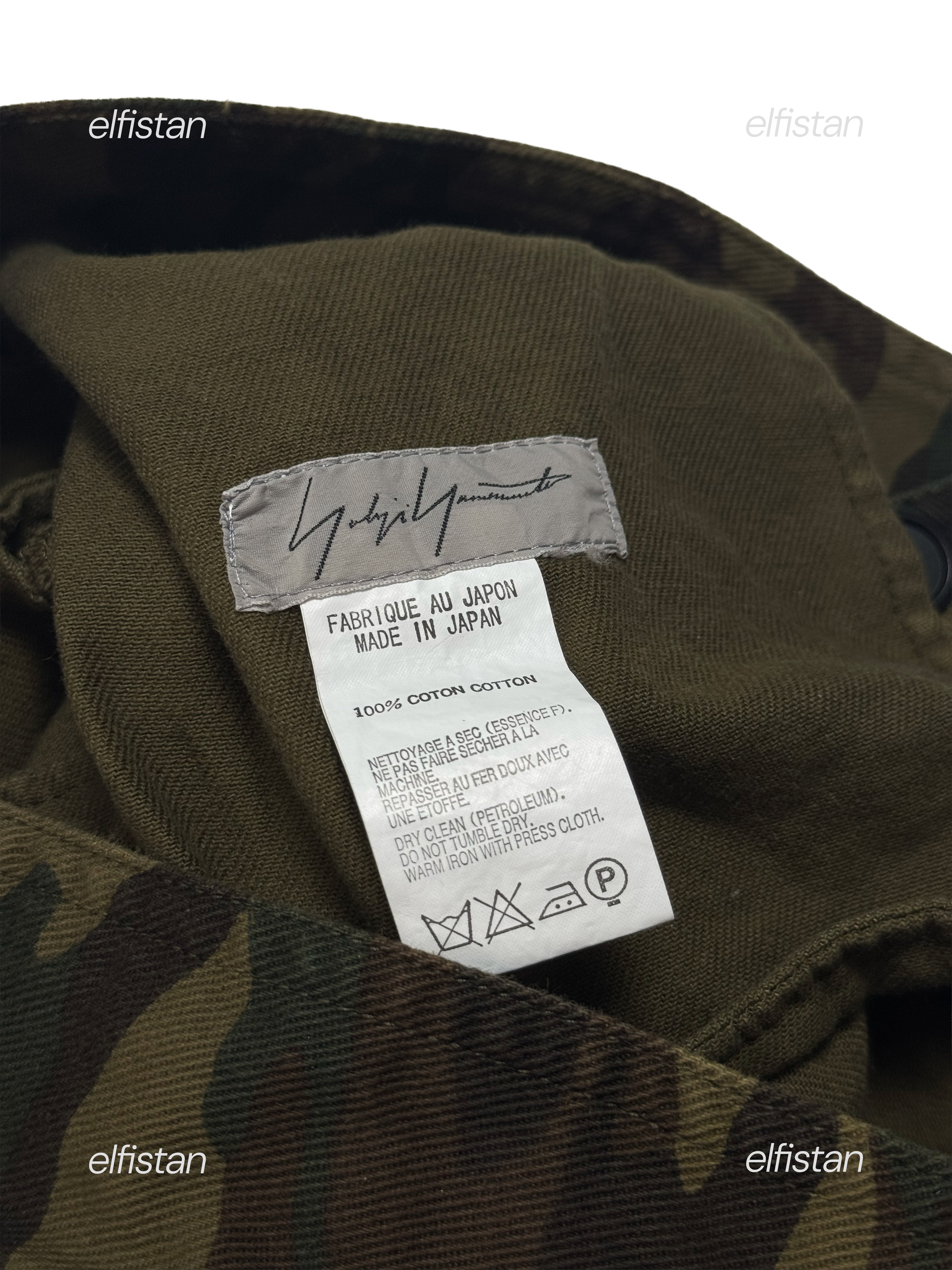 Yohji Yamamoto Camouflage Capris