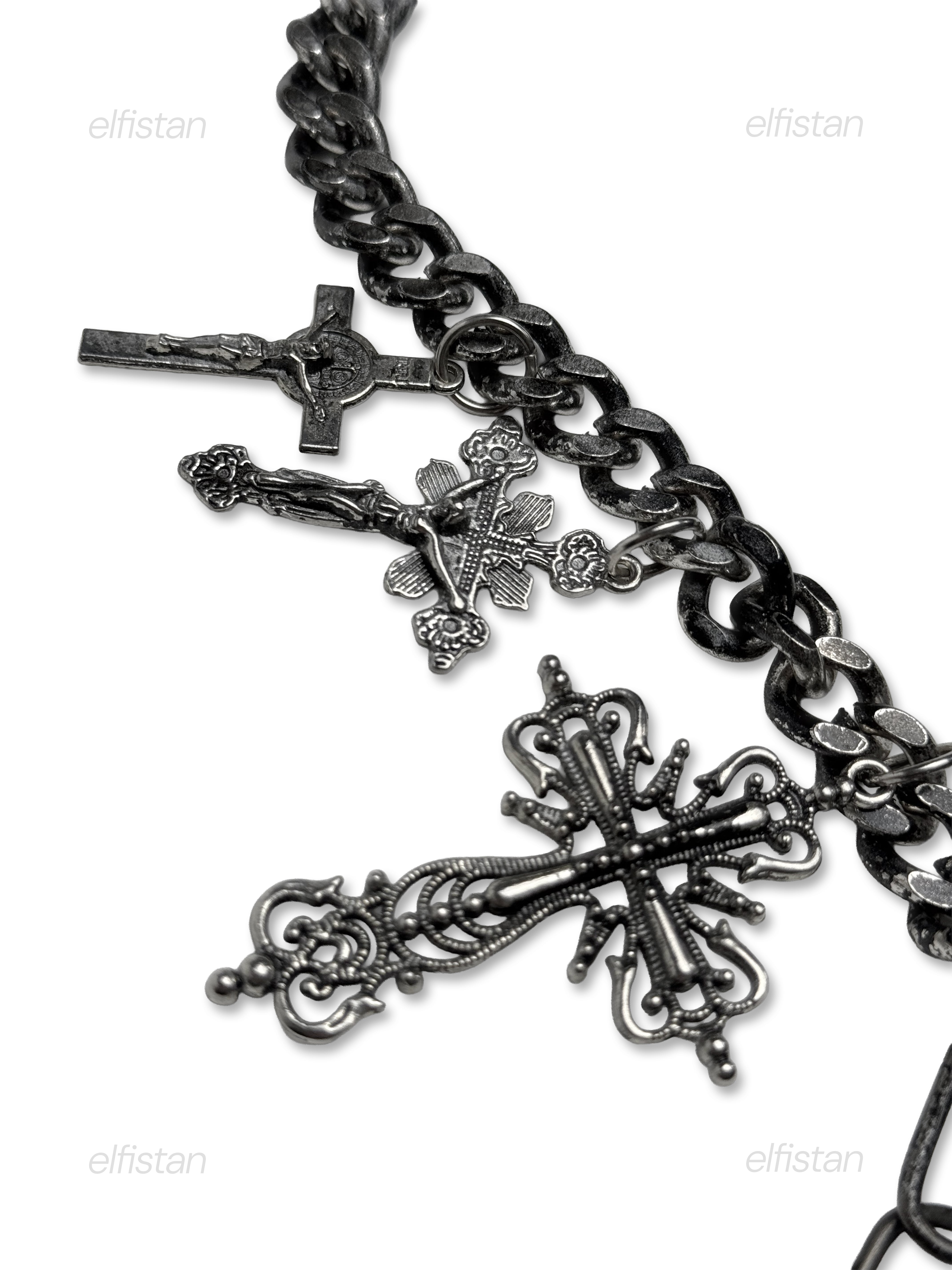 Jean Paul Gaultier Sample Holy Cross Chain