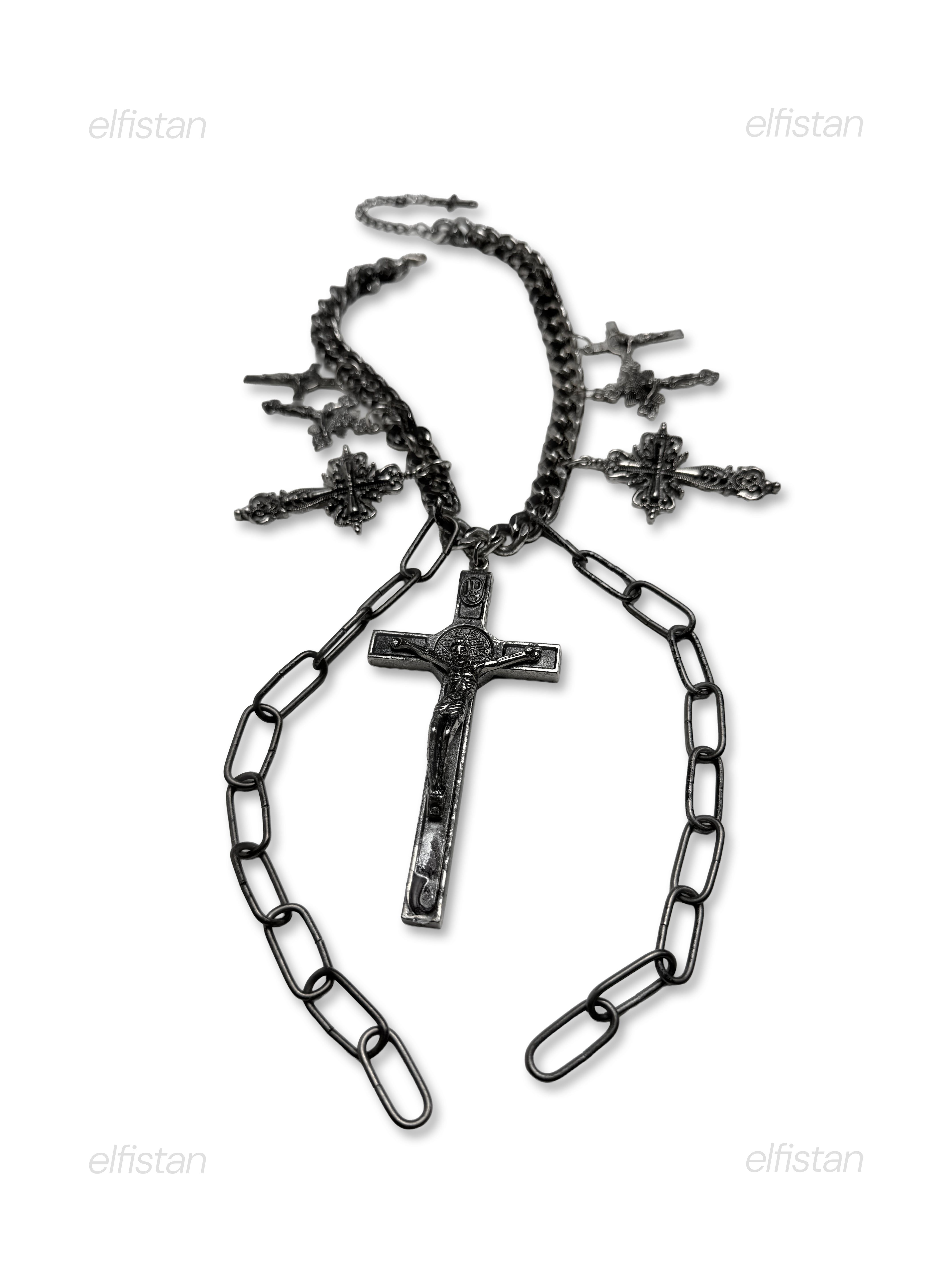 Jean Paul Gaultier Sample Holy Cross Chain