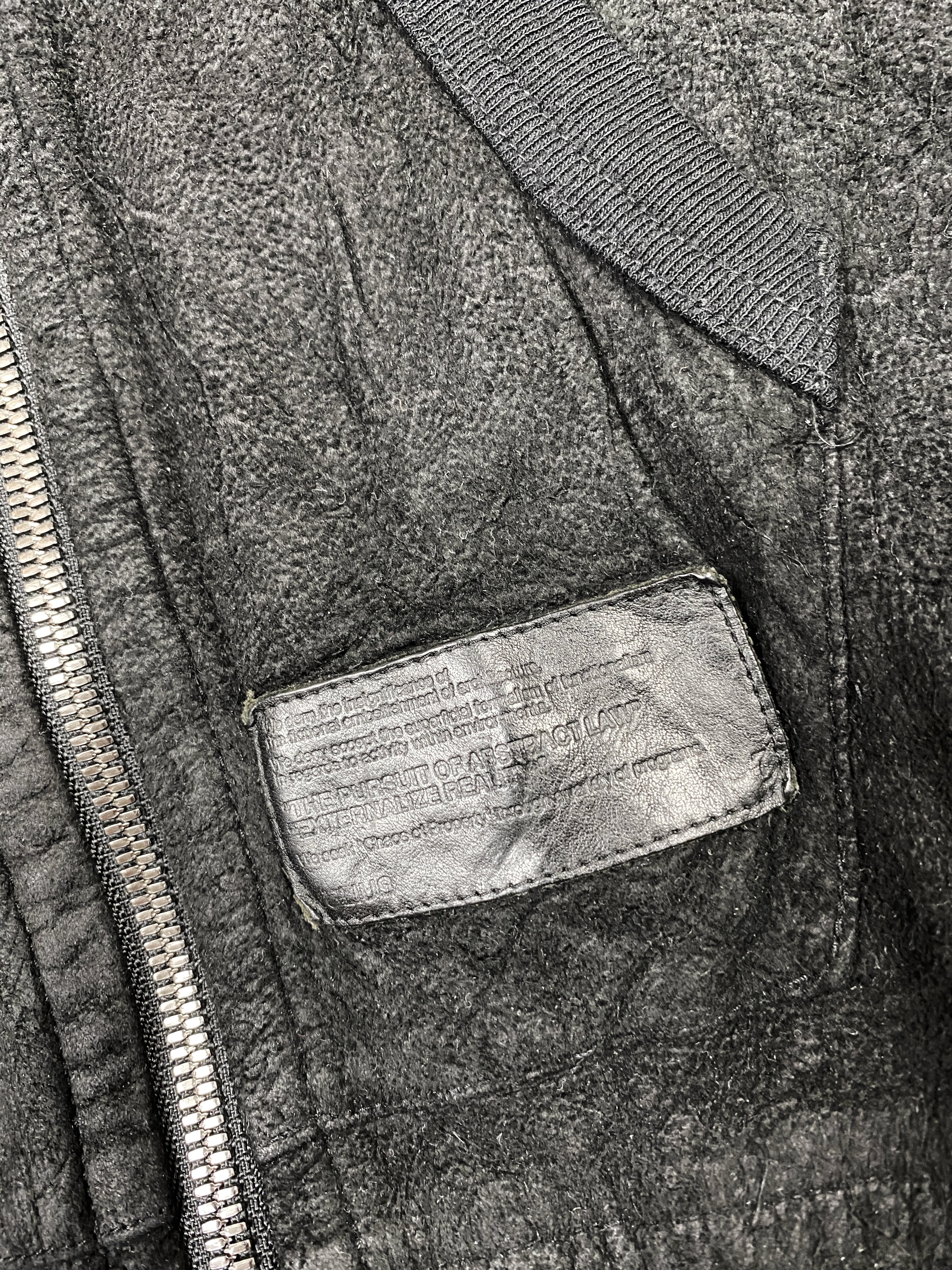 Julius FW11 Suede Leather Zip Jacket