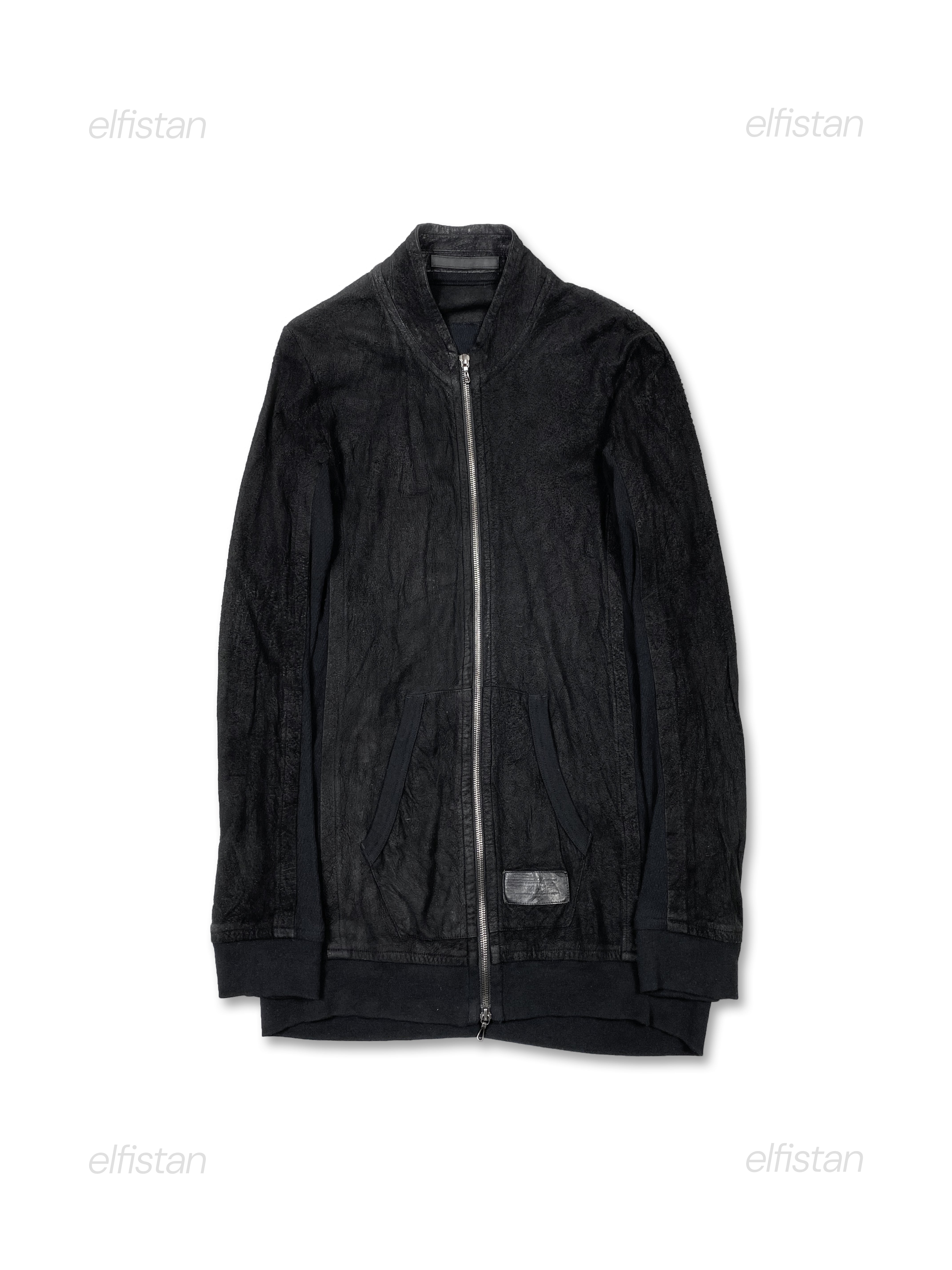 Julius FW11 Suede Leather Zip Jacket