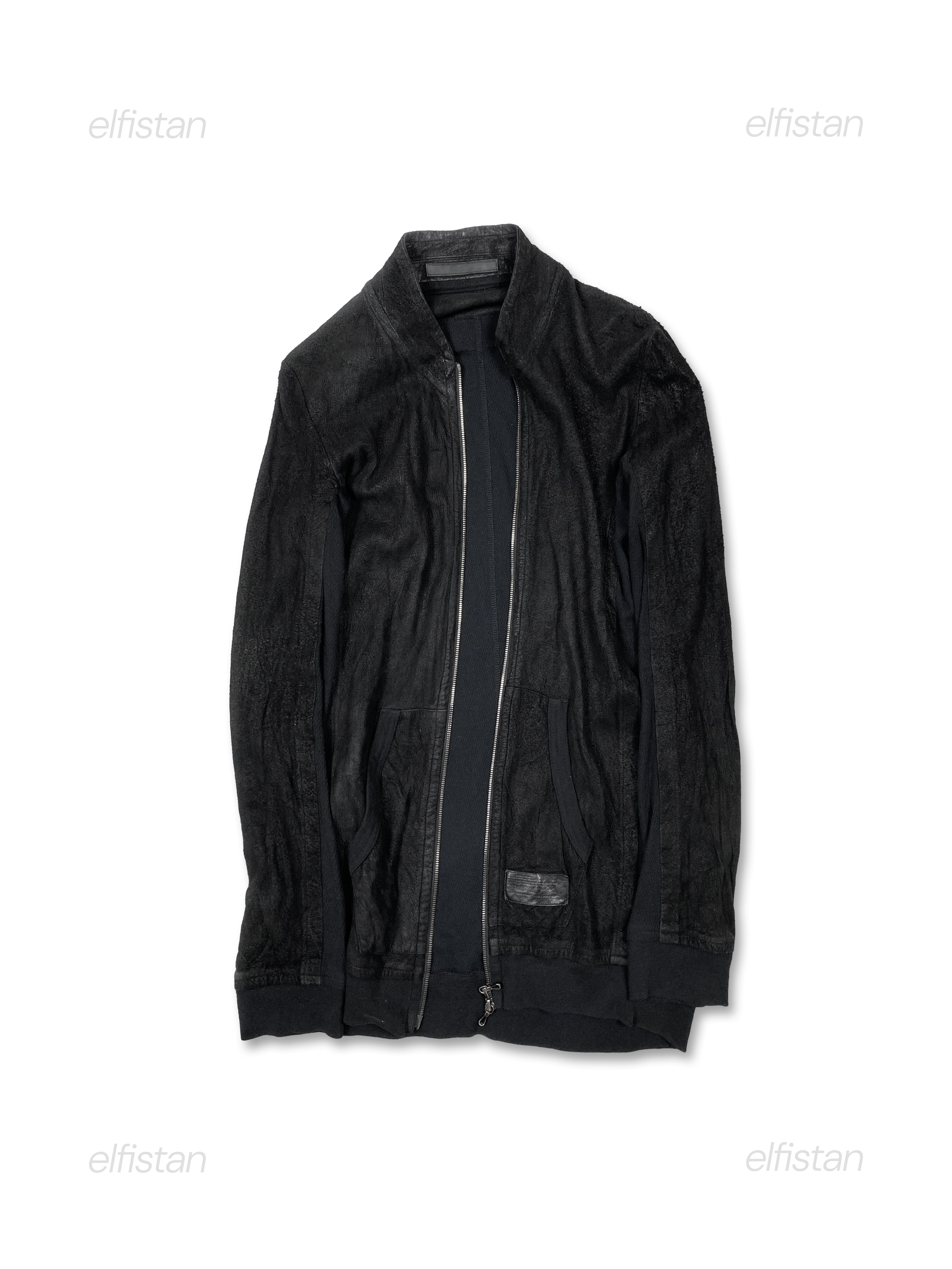 Julius FW11 Suede Leather Zip Jacket