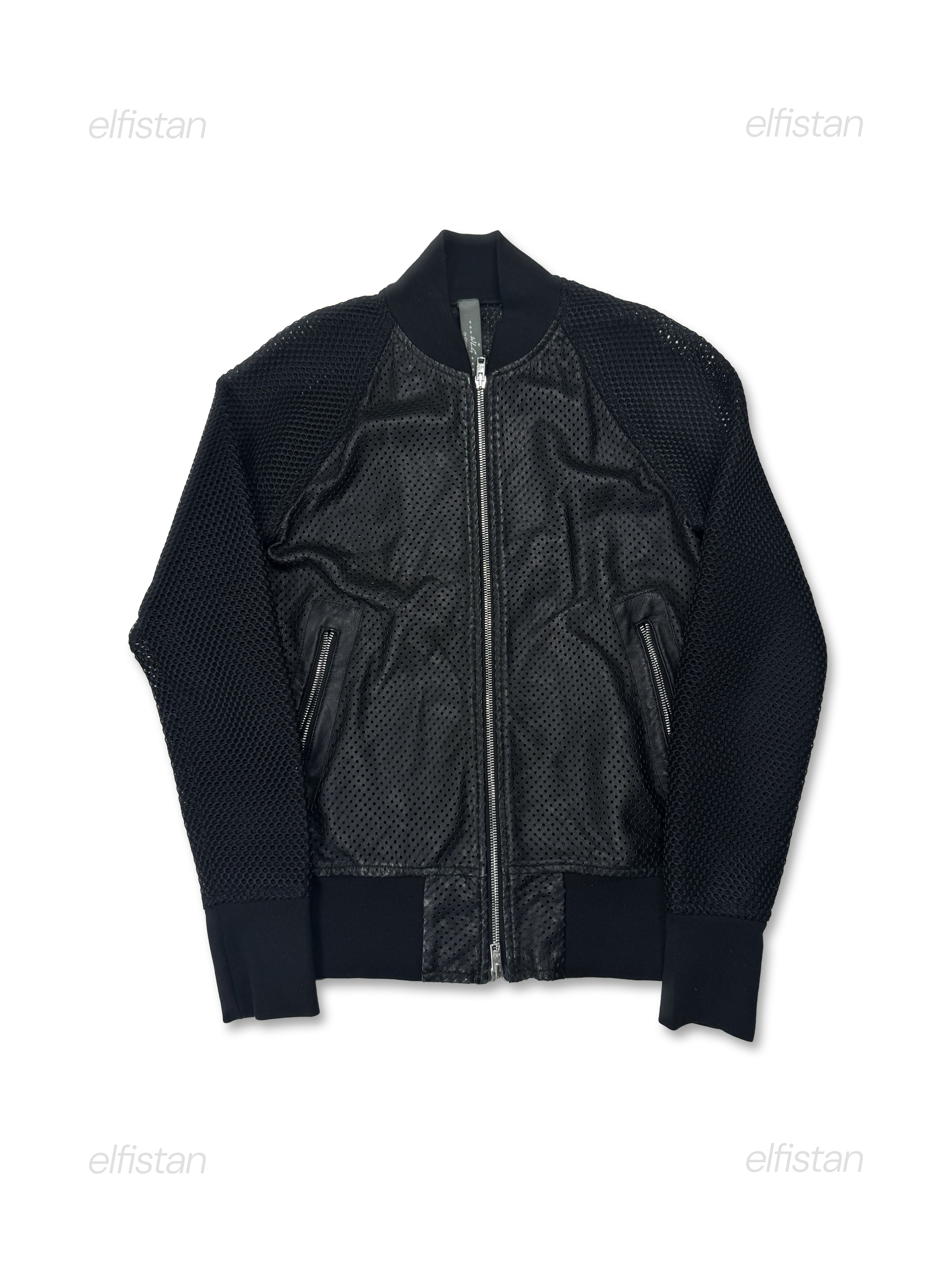 Giorgio Brato leather Mesh Jacket