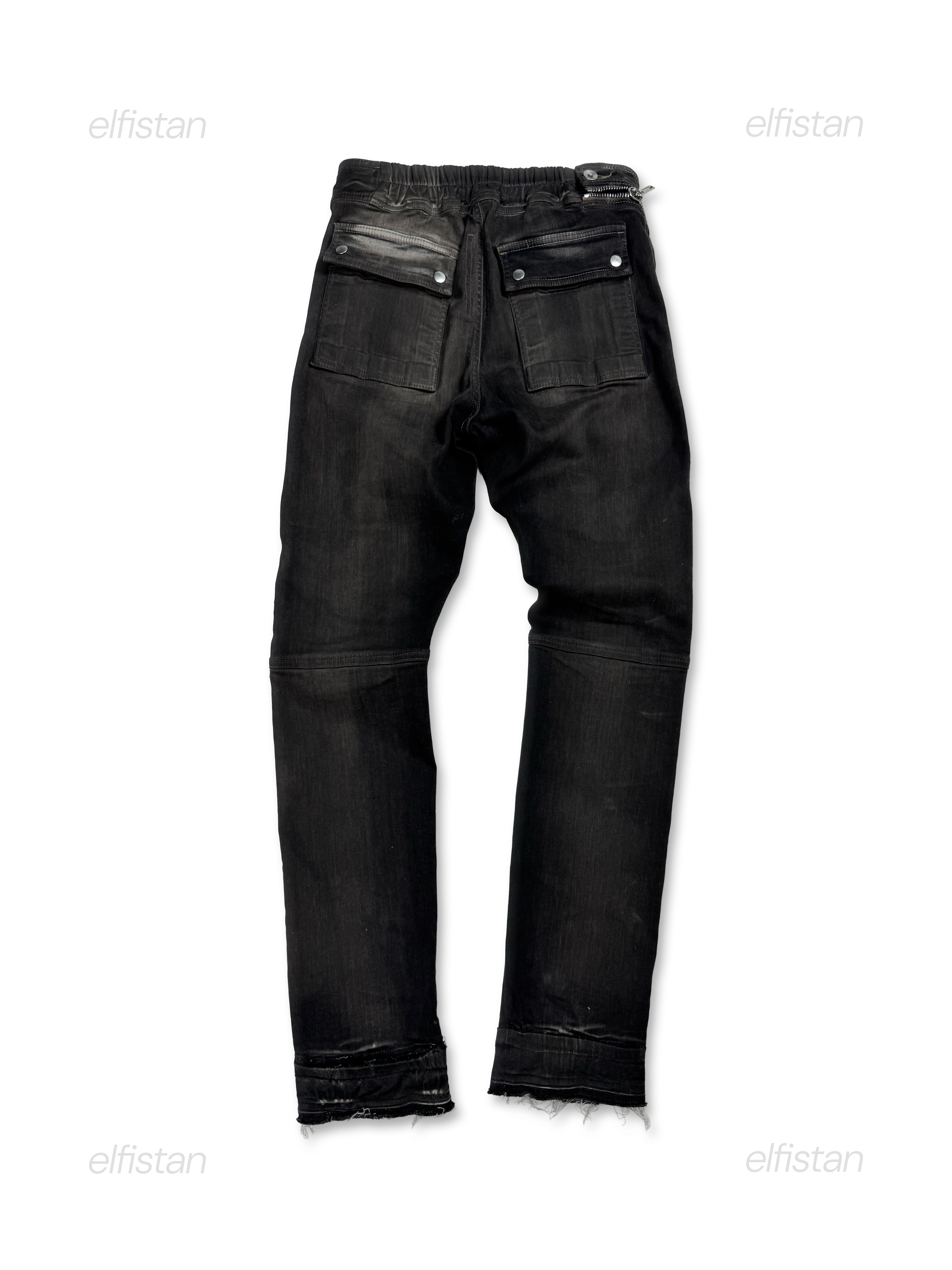 Rick Owens Jersey Air Cut Jogger denim