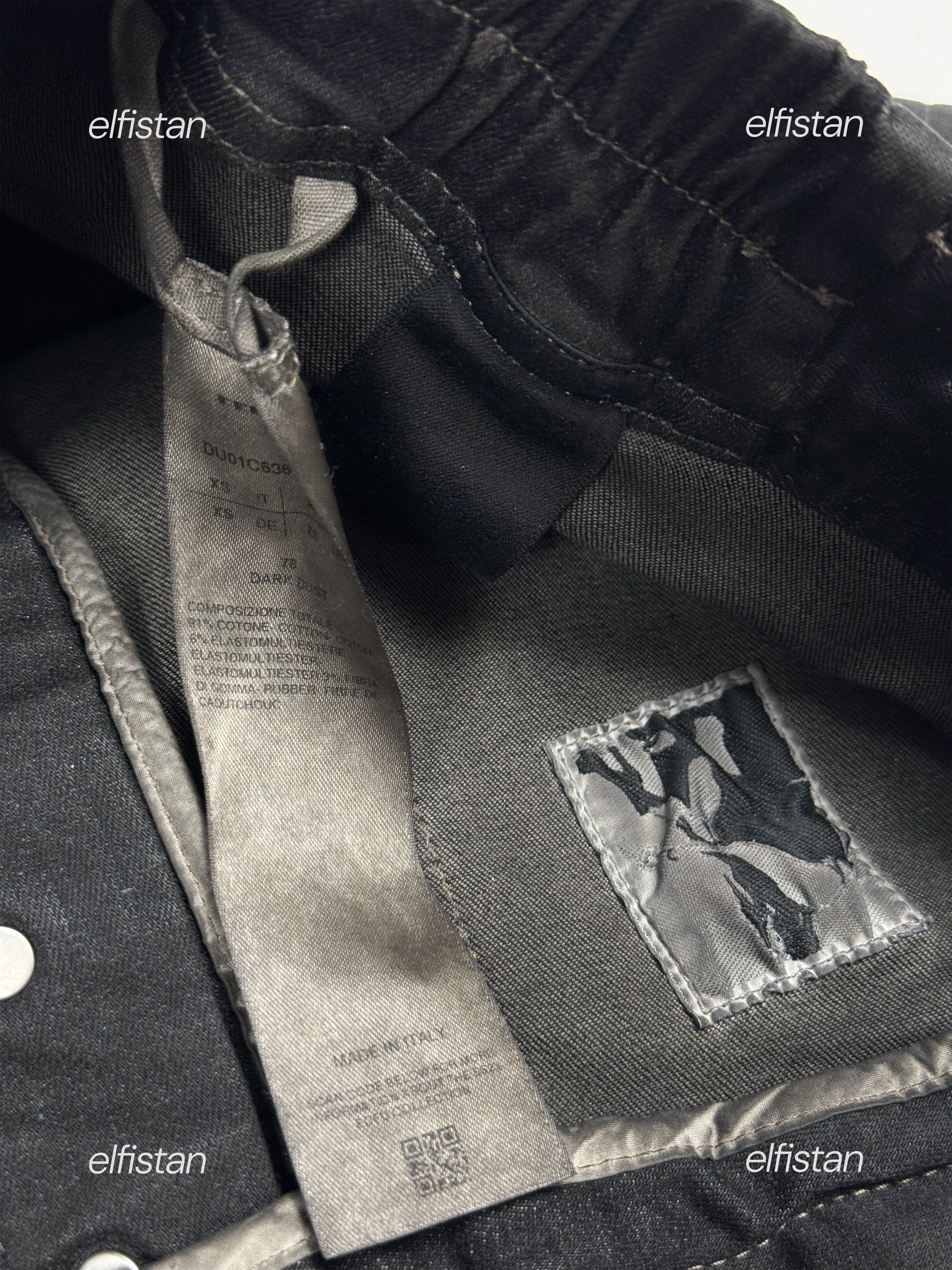 Rick Owens Jersey Air Cut Jogger denim