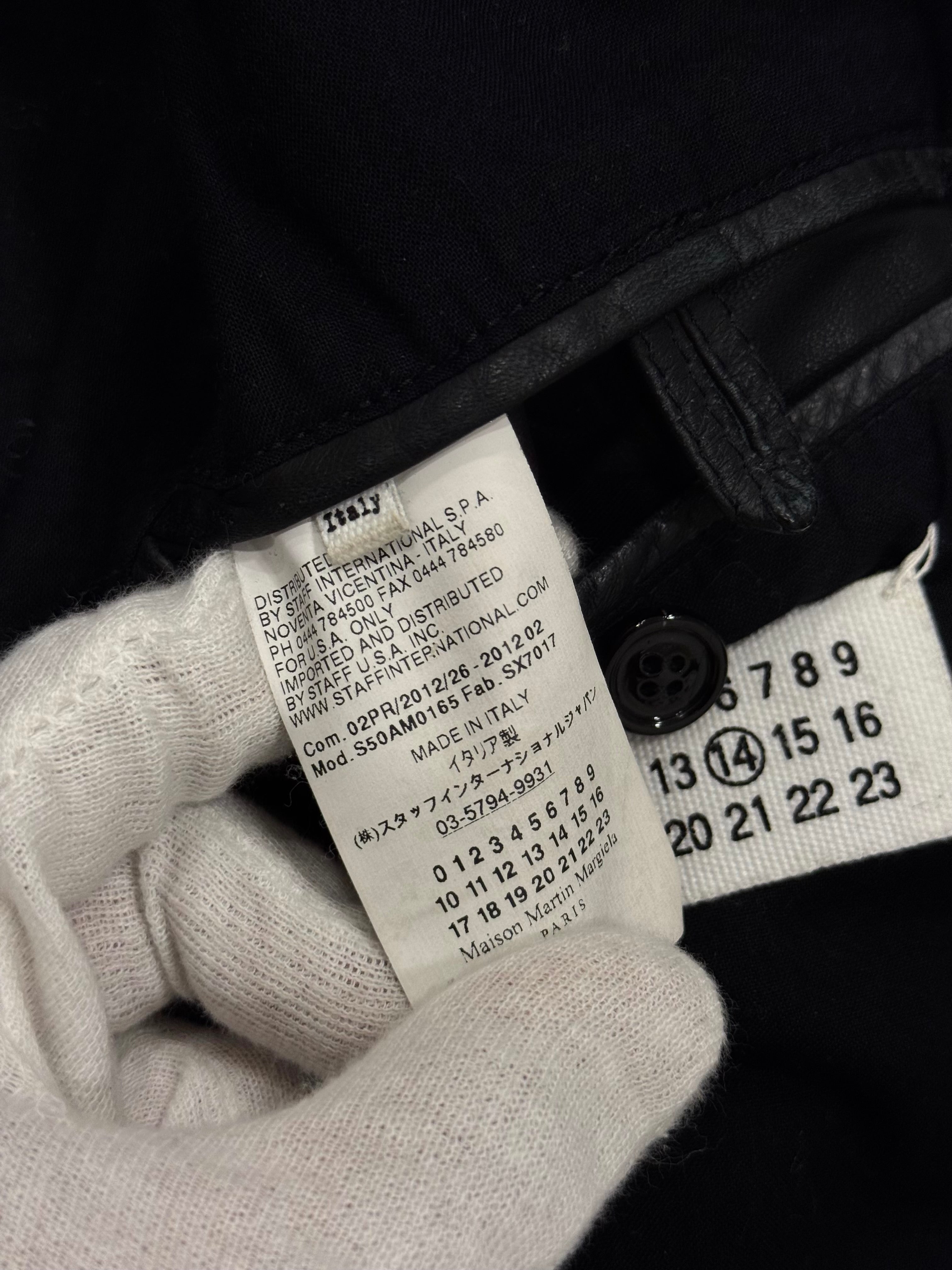 Martin Margiela 2012 All Black 5 Zip