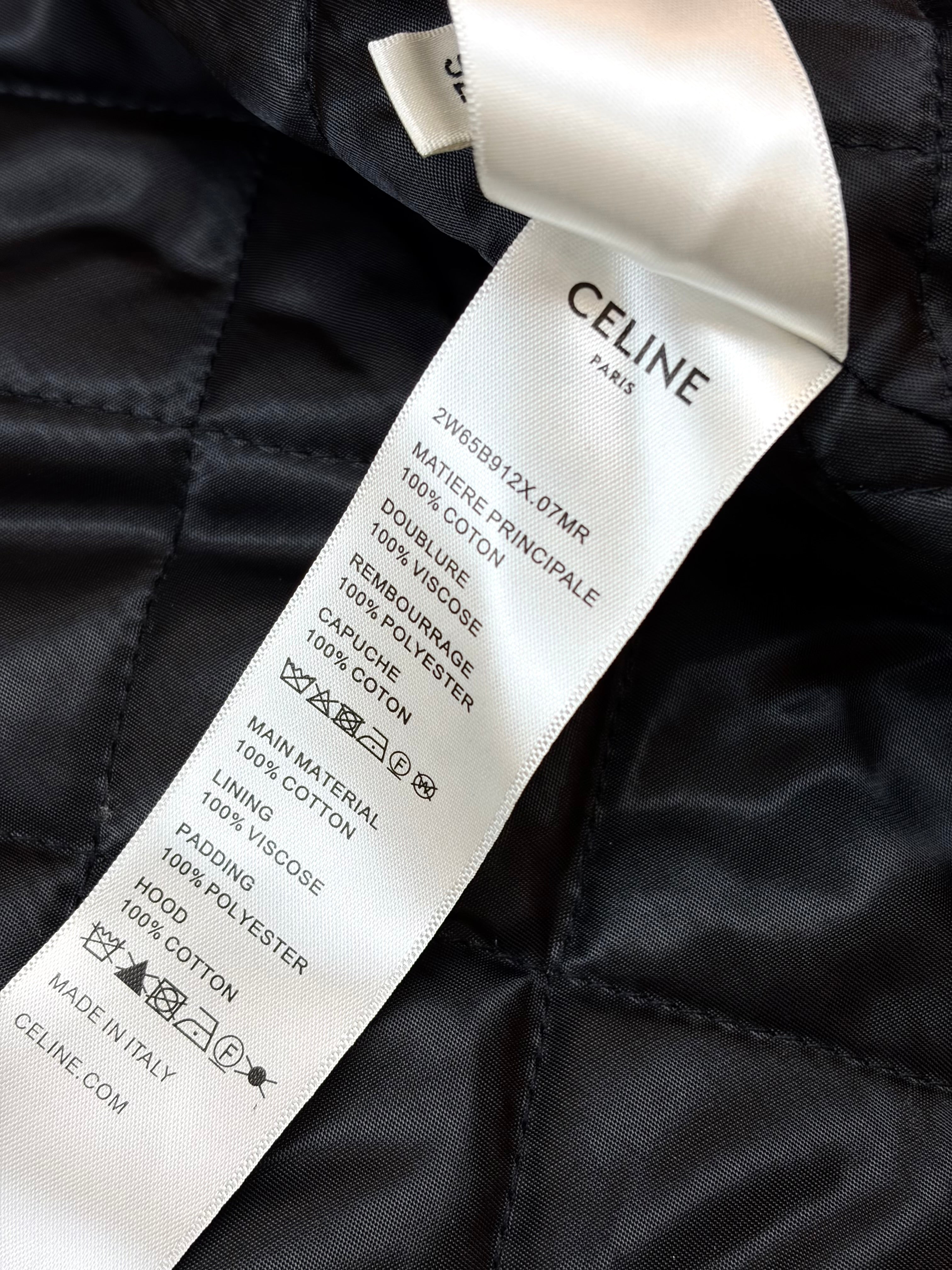Celine hooded flannel jacket