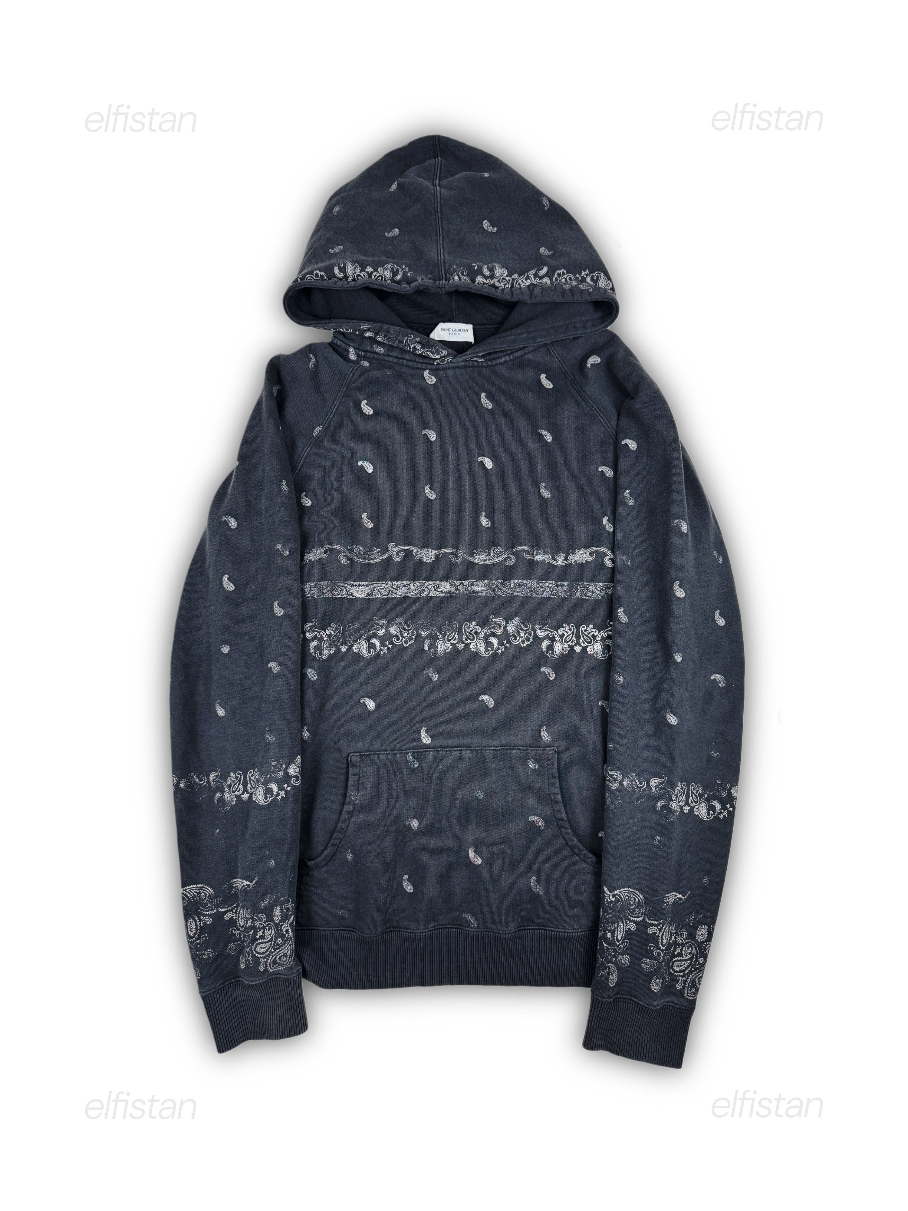 Saint Laurent 2018 Paisley hoodie
