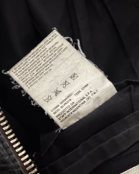 Maison Martin Margiela 2002 Black Leather 5 Zip