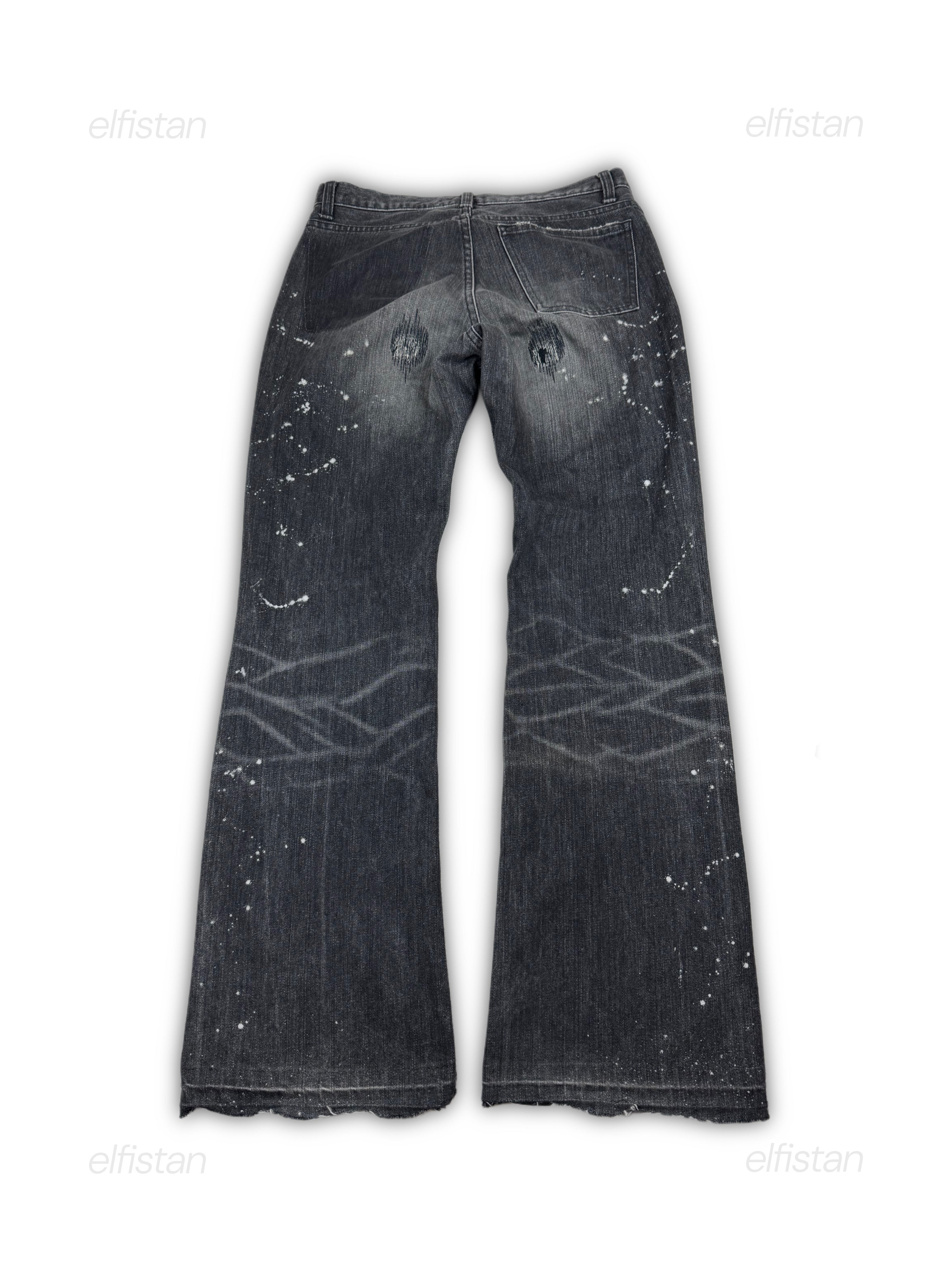 Number (N)ine aw01 grunge denim