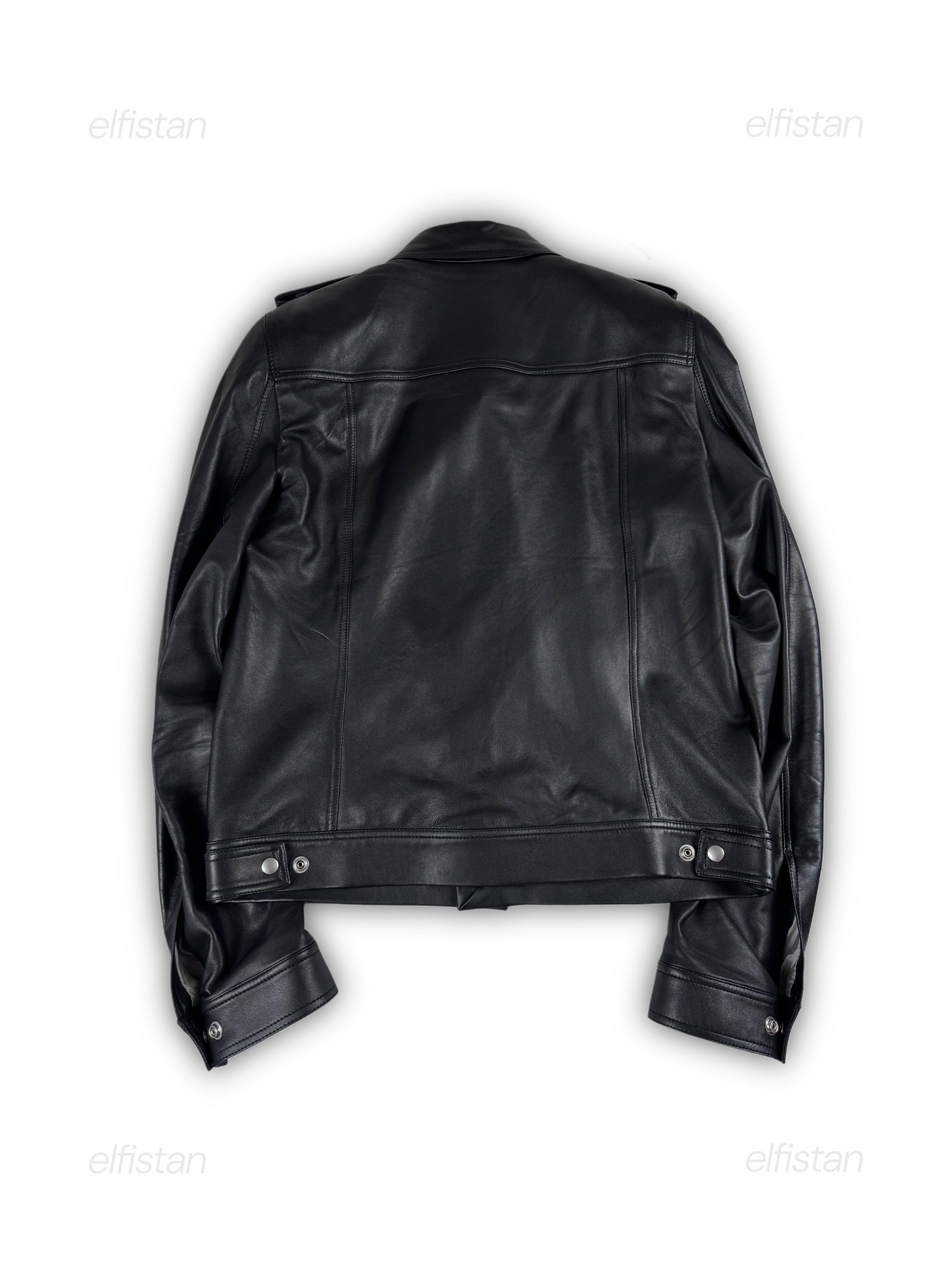 Rick Owens ss20 tectual leather jacket