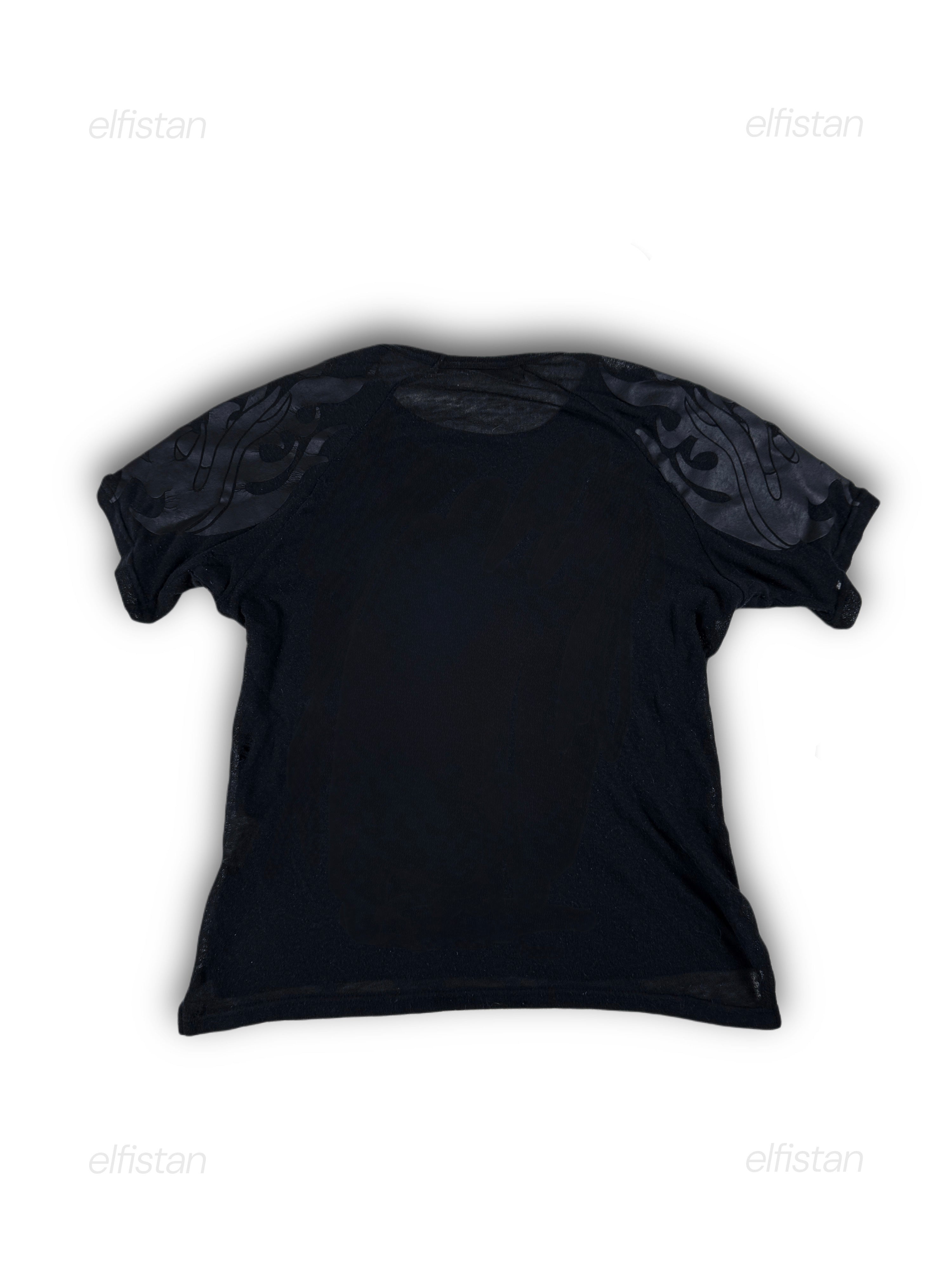 Beauty:beast rubber mesh tshirt