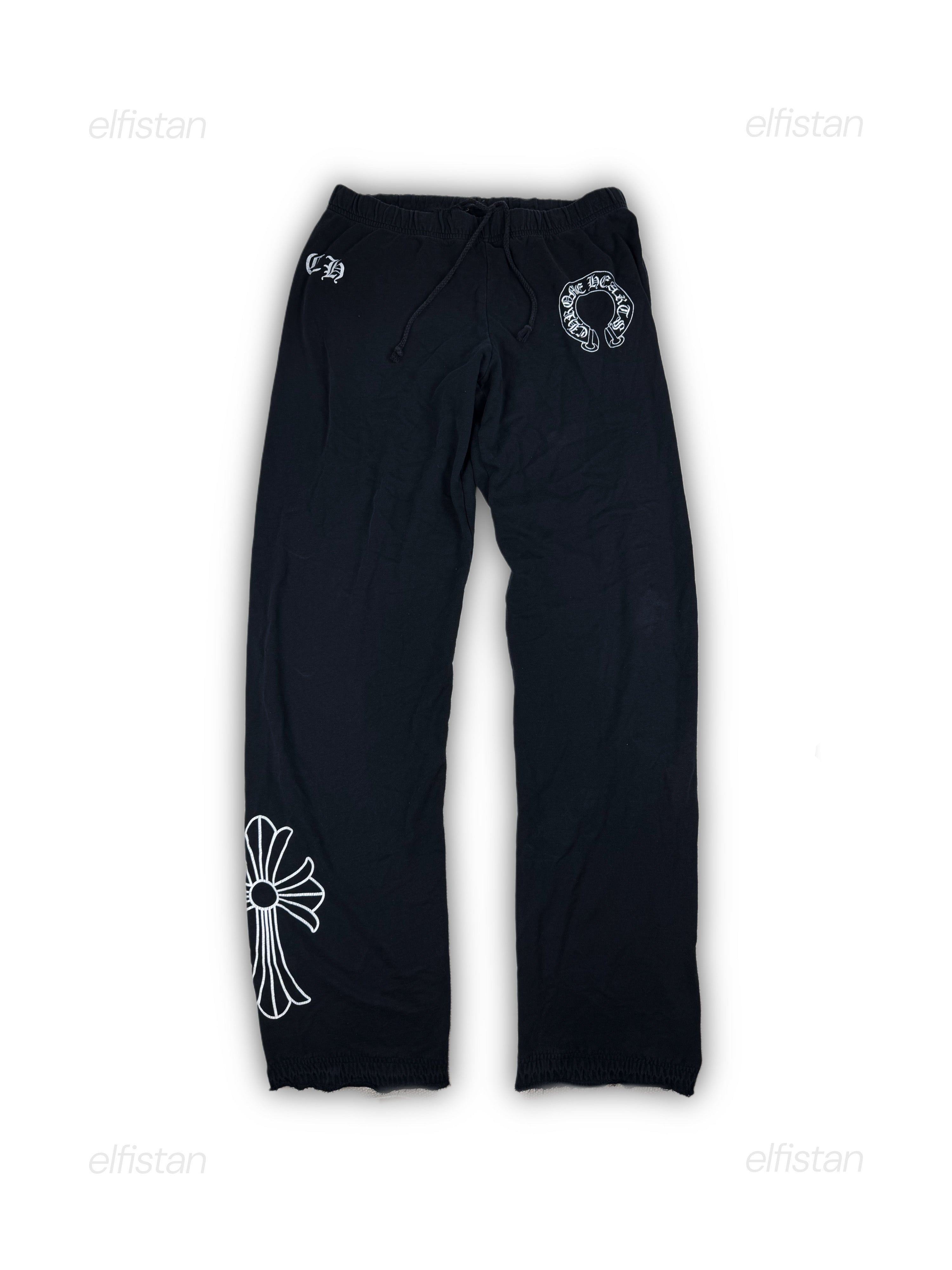 Chrome hearts open hem jogger