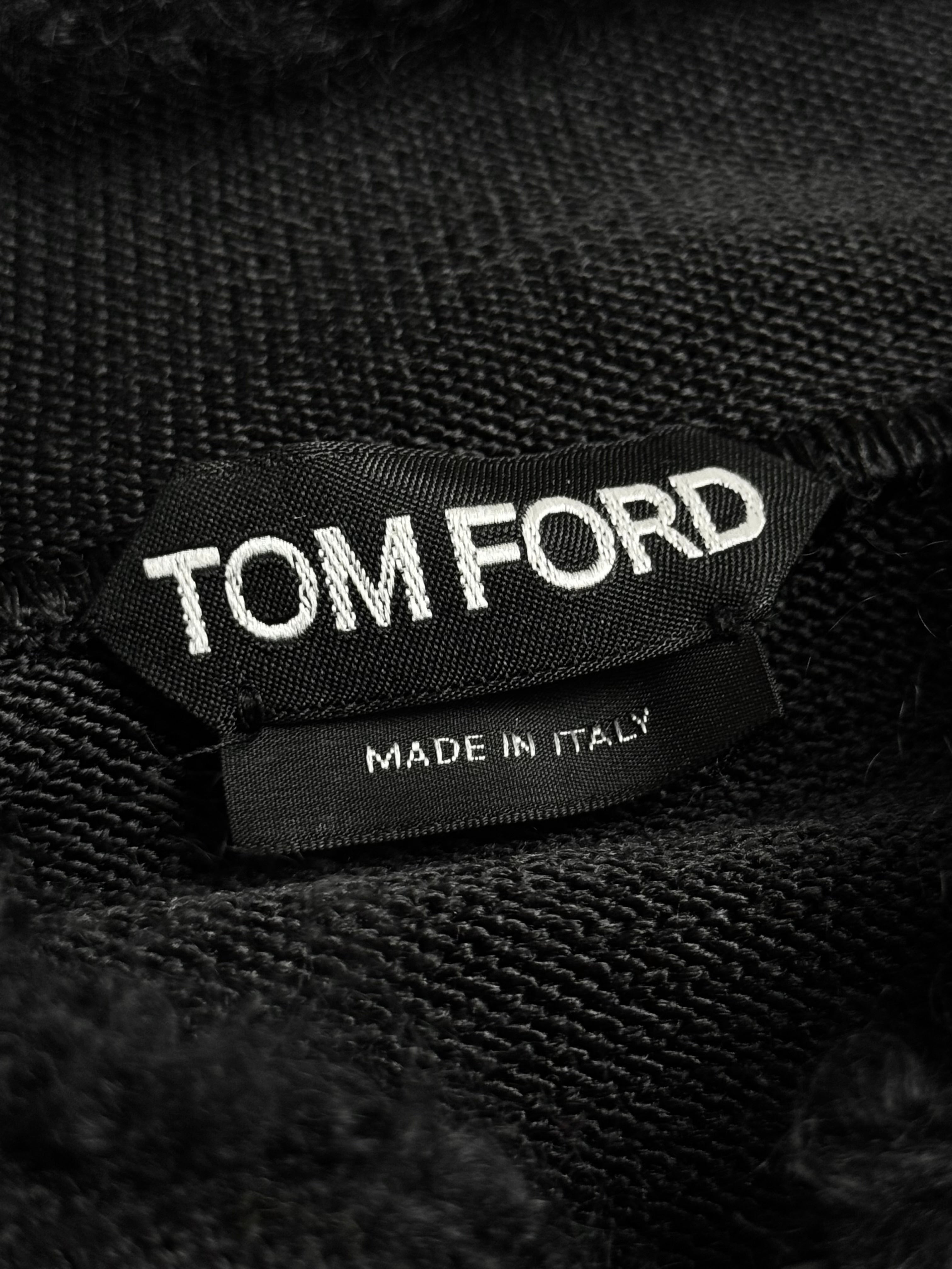 Tom ford sample fur zip up