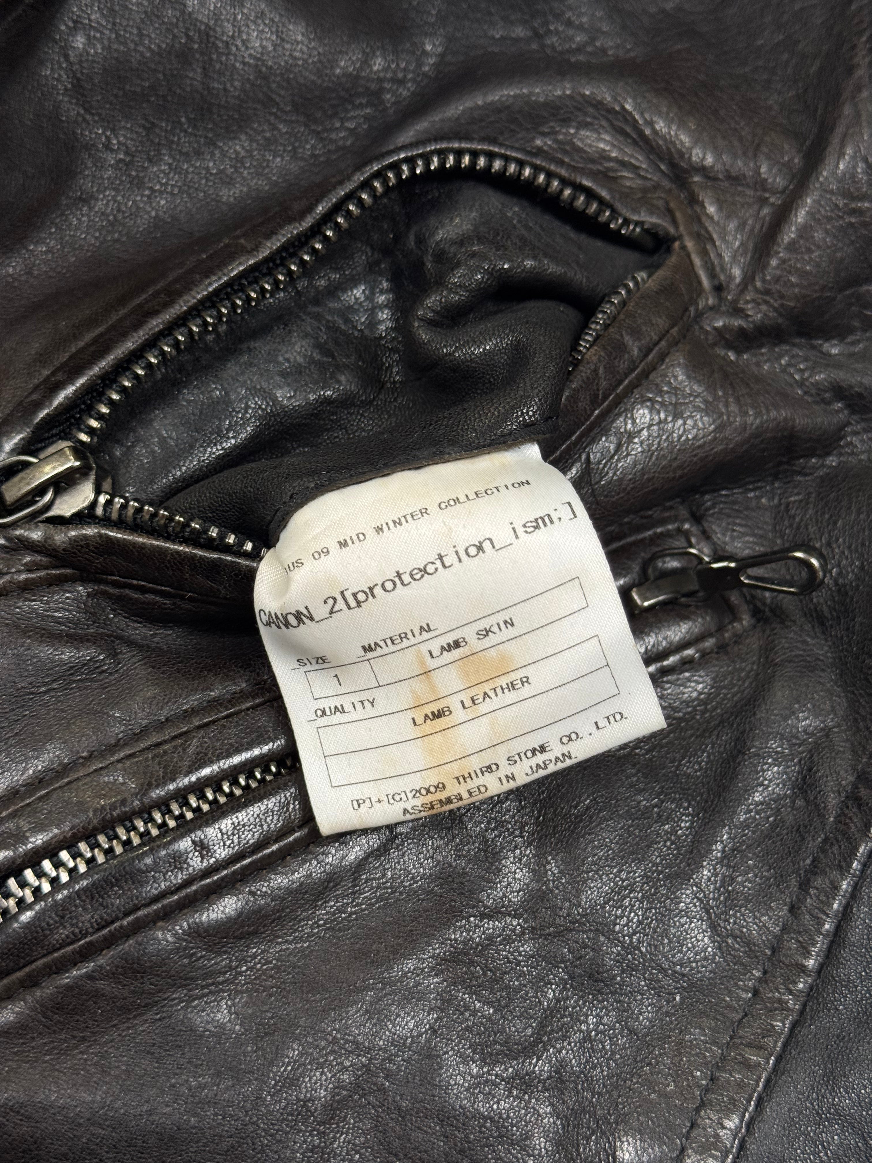 Julius 2009 Jut Neck Lamb Leather Jacket