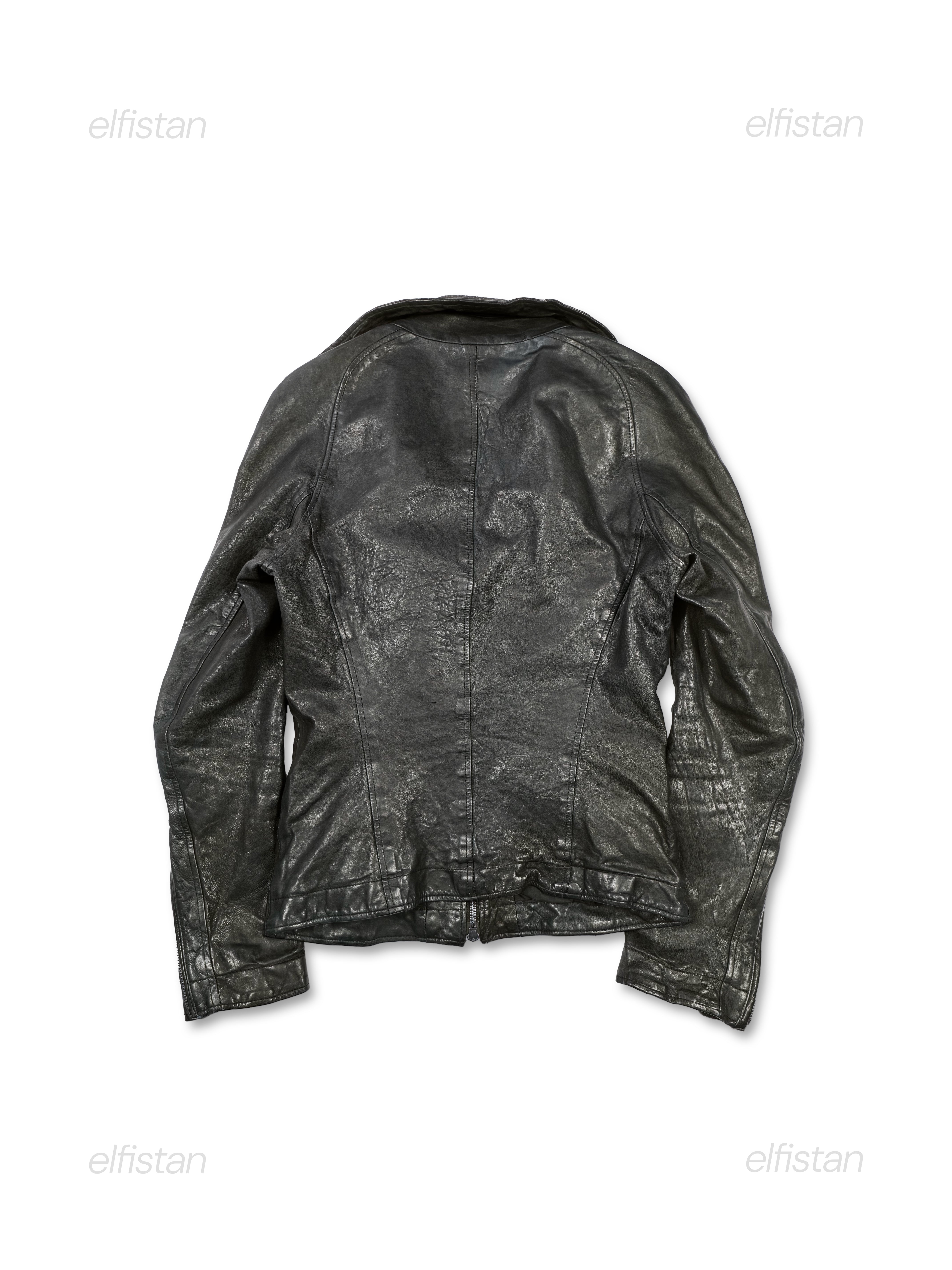 Julius 2009 Jut Neck Lamb Leather Jacket