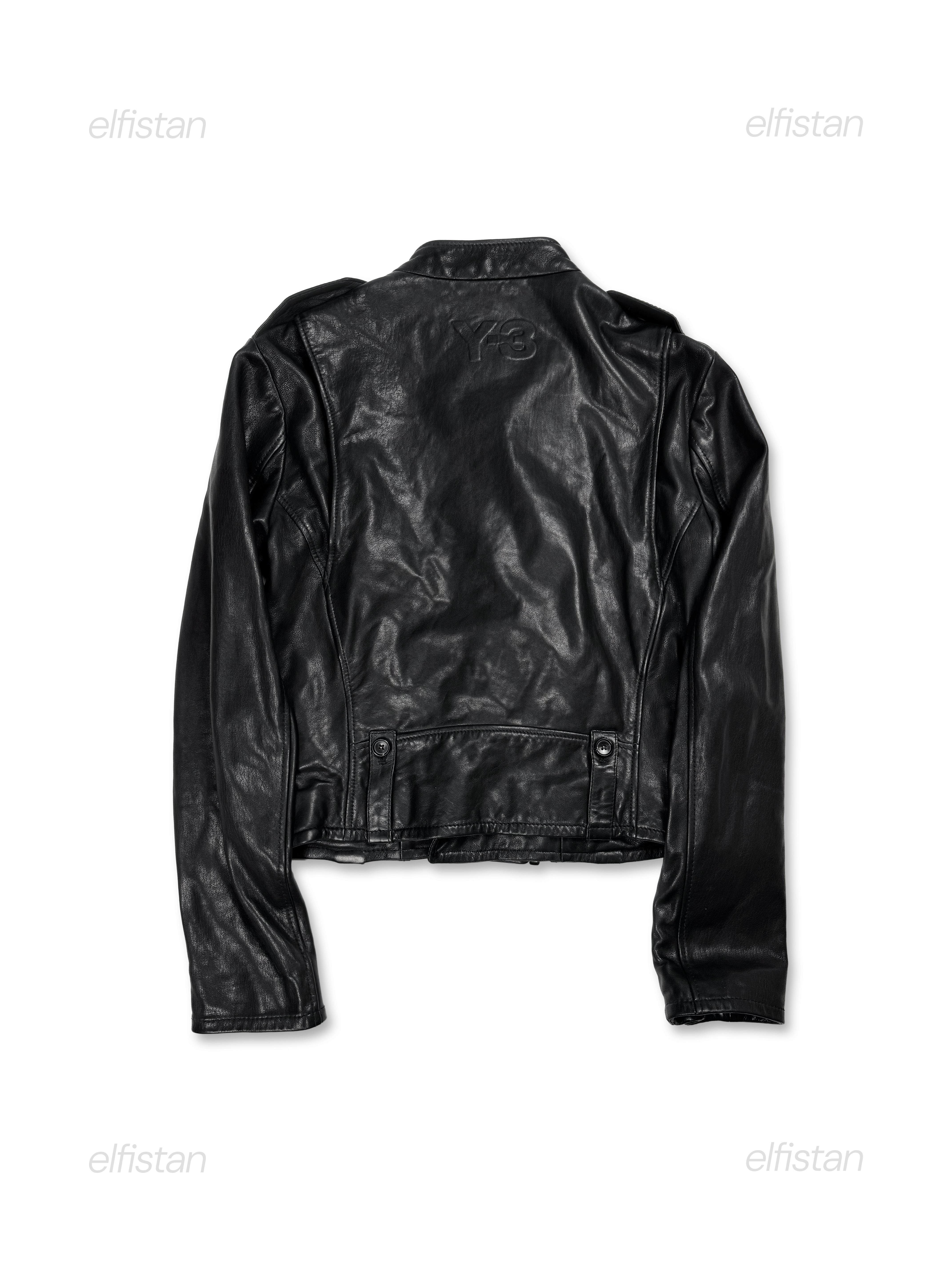 Yohji Yamamoto Y3 Leather Jacket