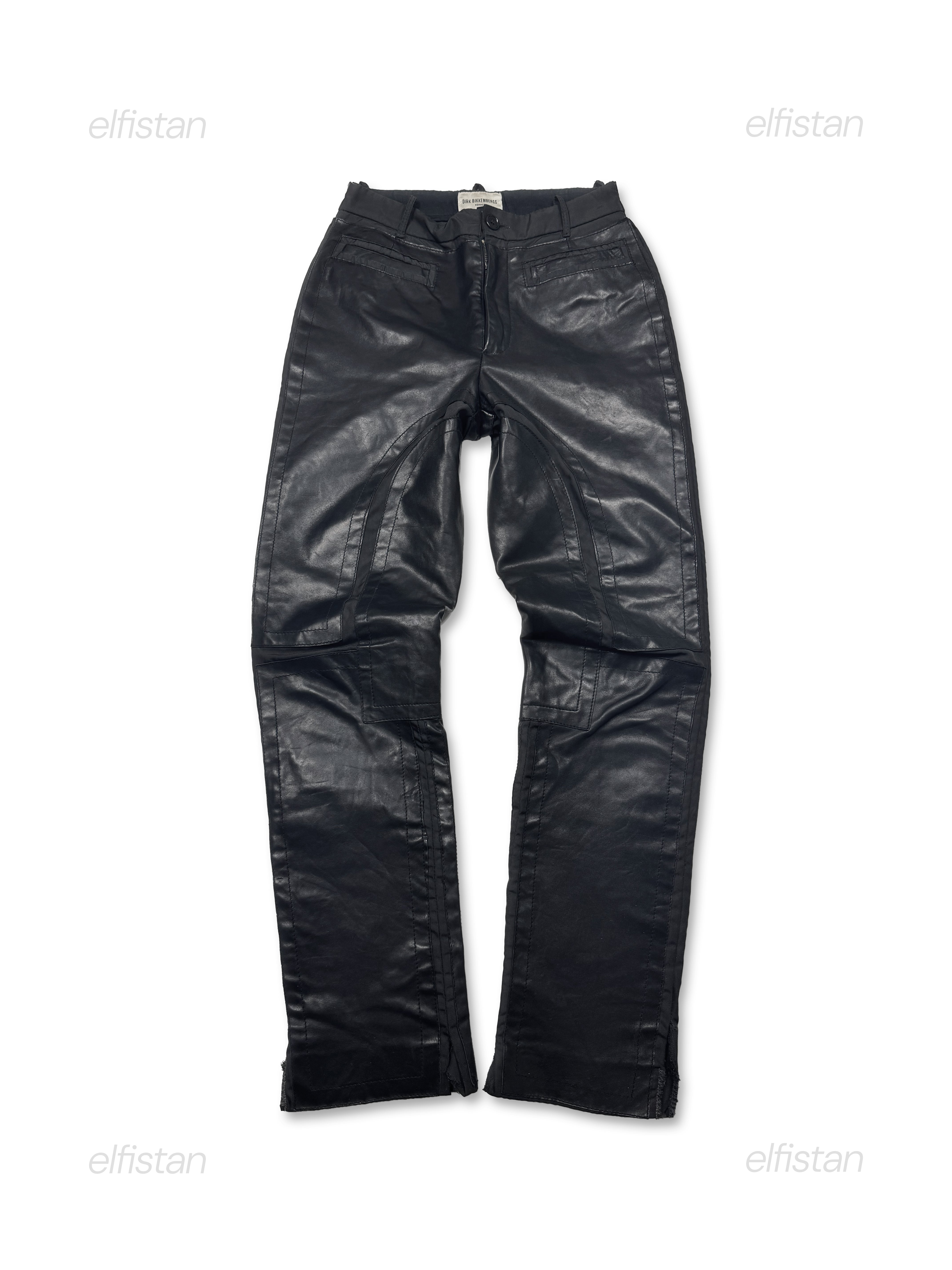 Dirk Bikkembergs Leather Pants