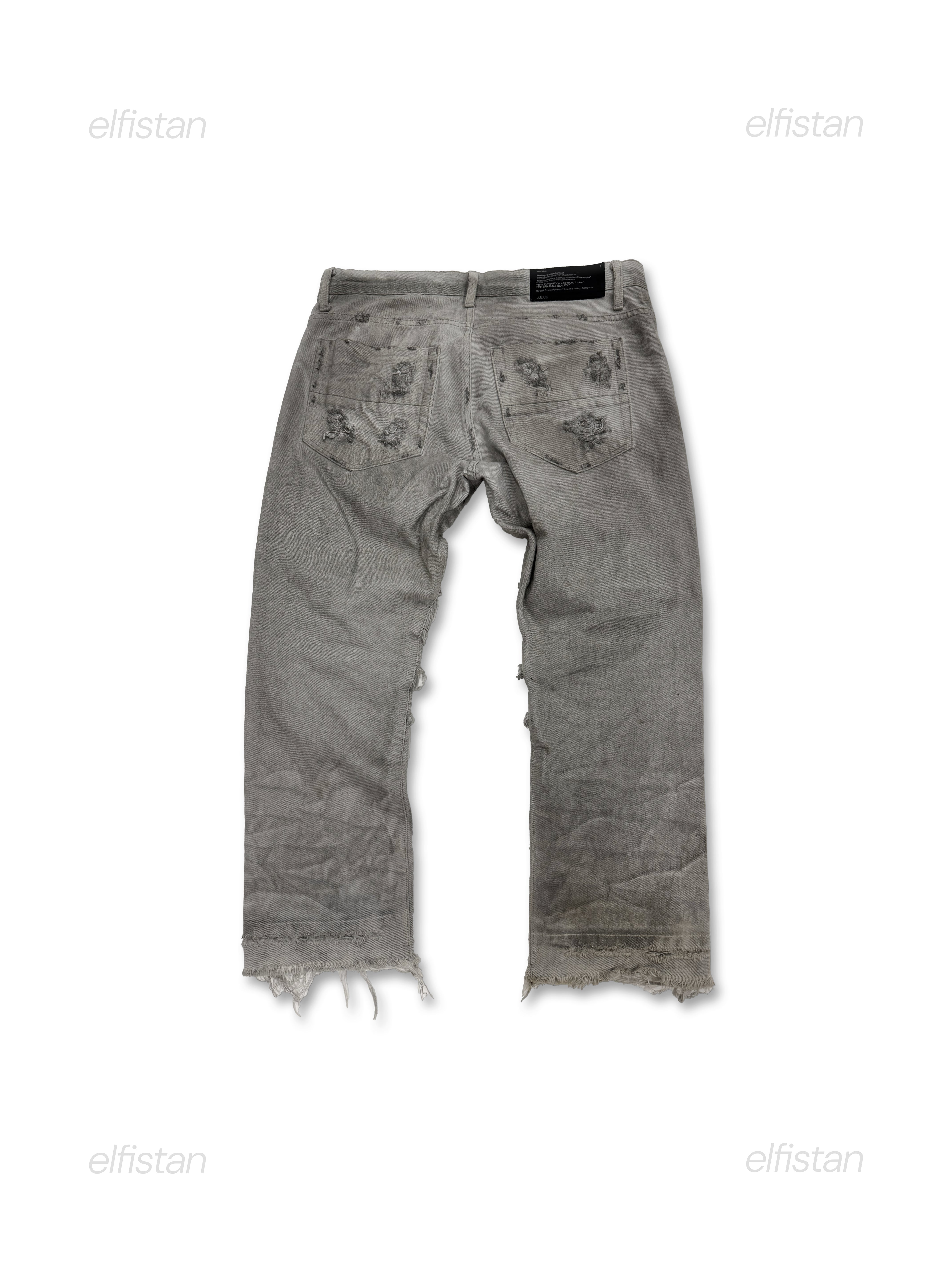 Julius SS11 Distressed Capris