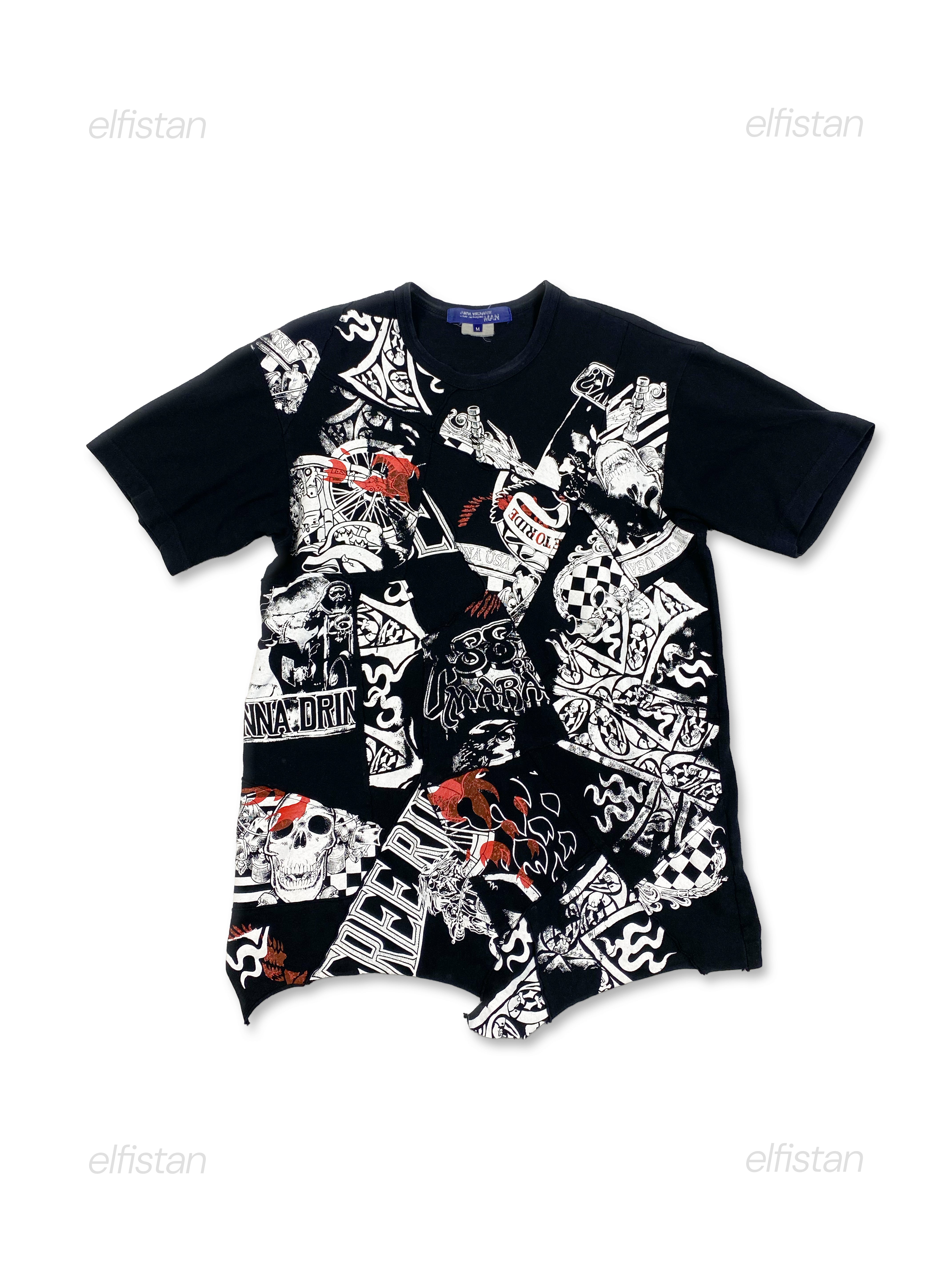 2002 Junya Watanabe CDG Patchwork T-Shirt