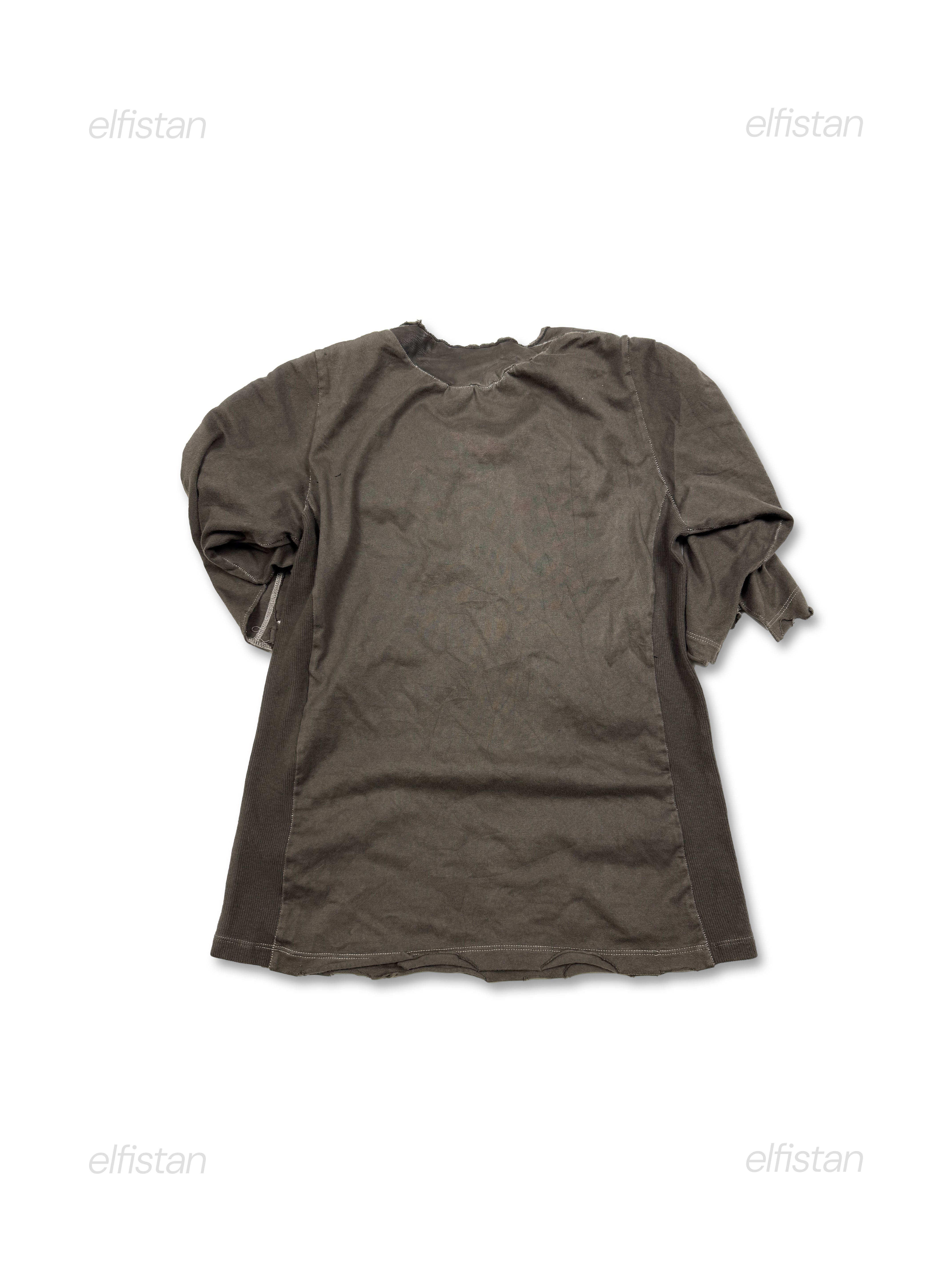 Kyoji Maruyama Leather Detail Shirt