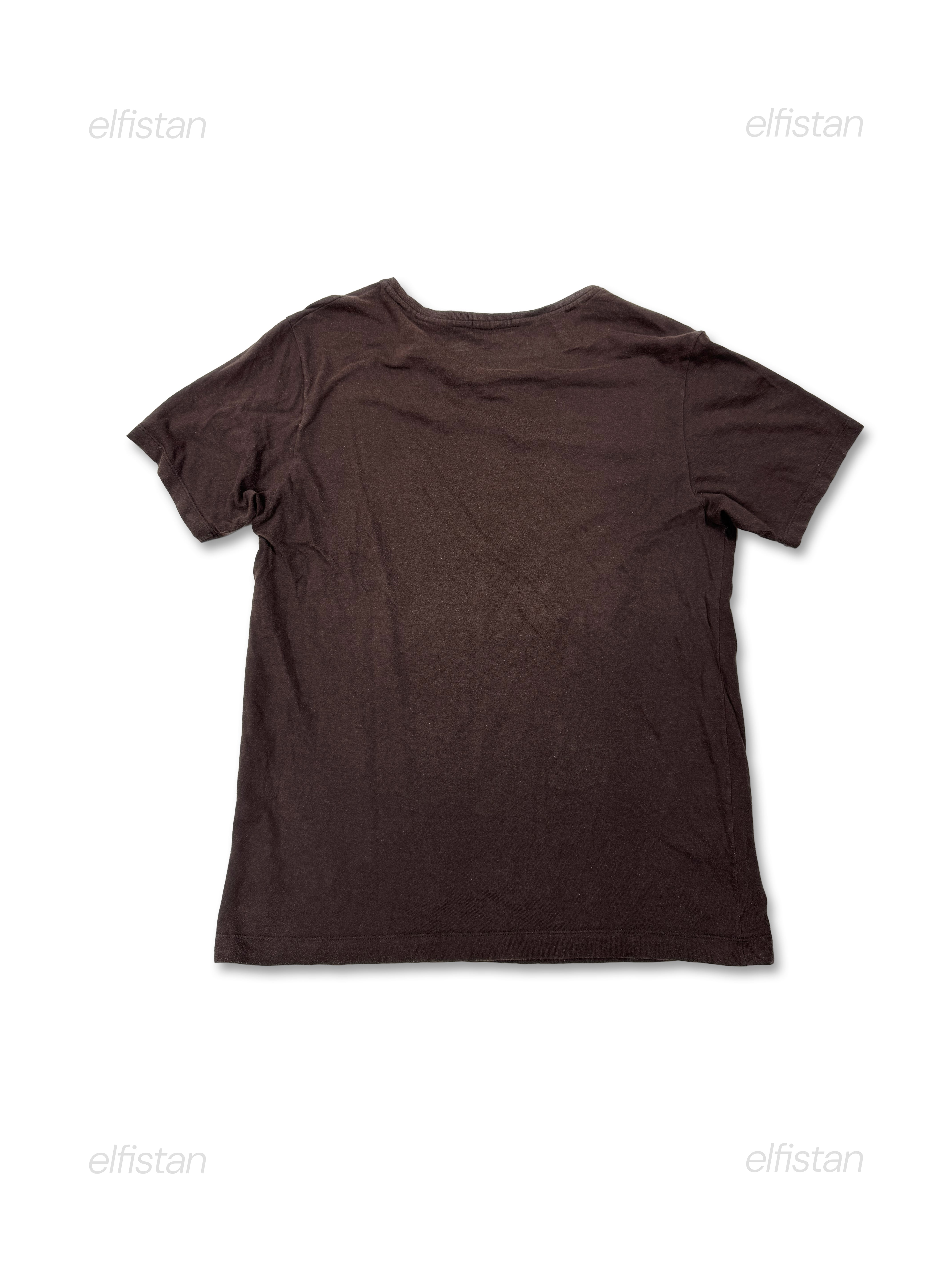 Lad Musician Silhouette Print T-Shirt