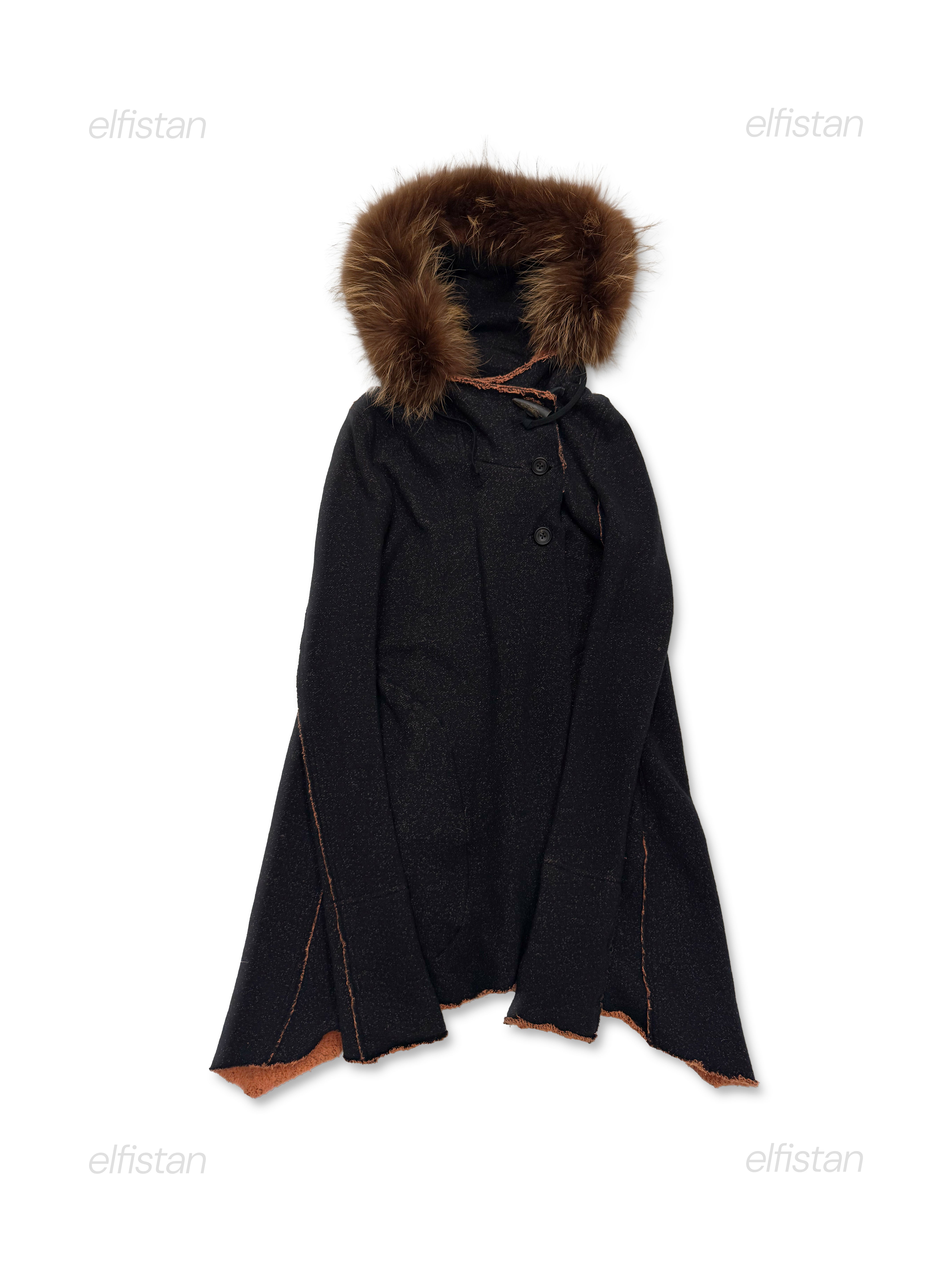 LGB Raccoon Fur Poncho