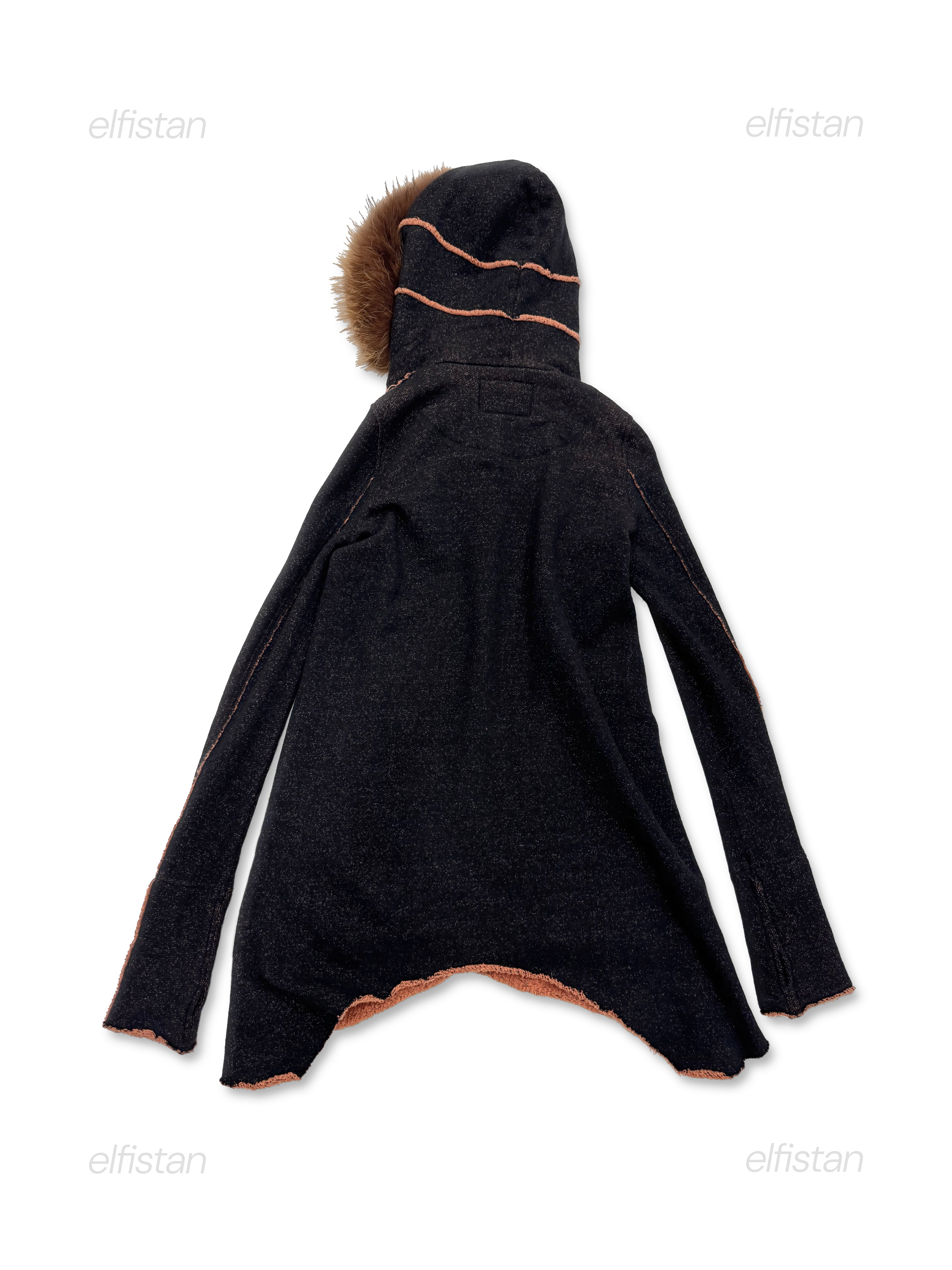 LGB Raccoon Fur Poncho